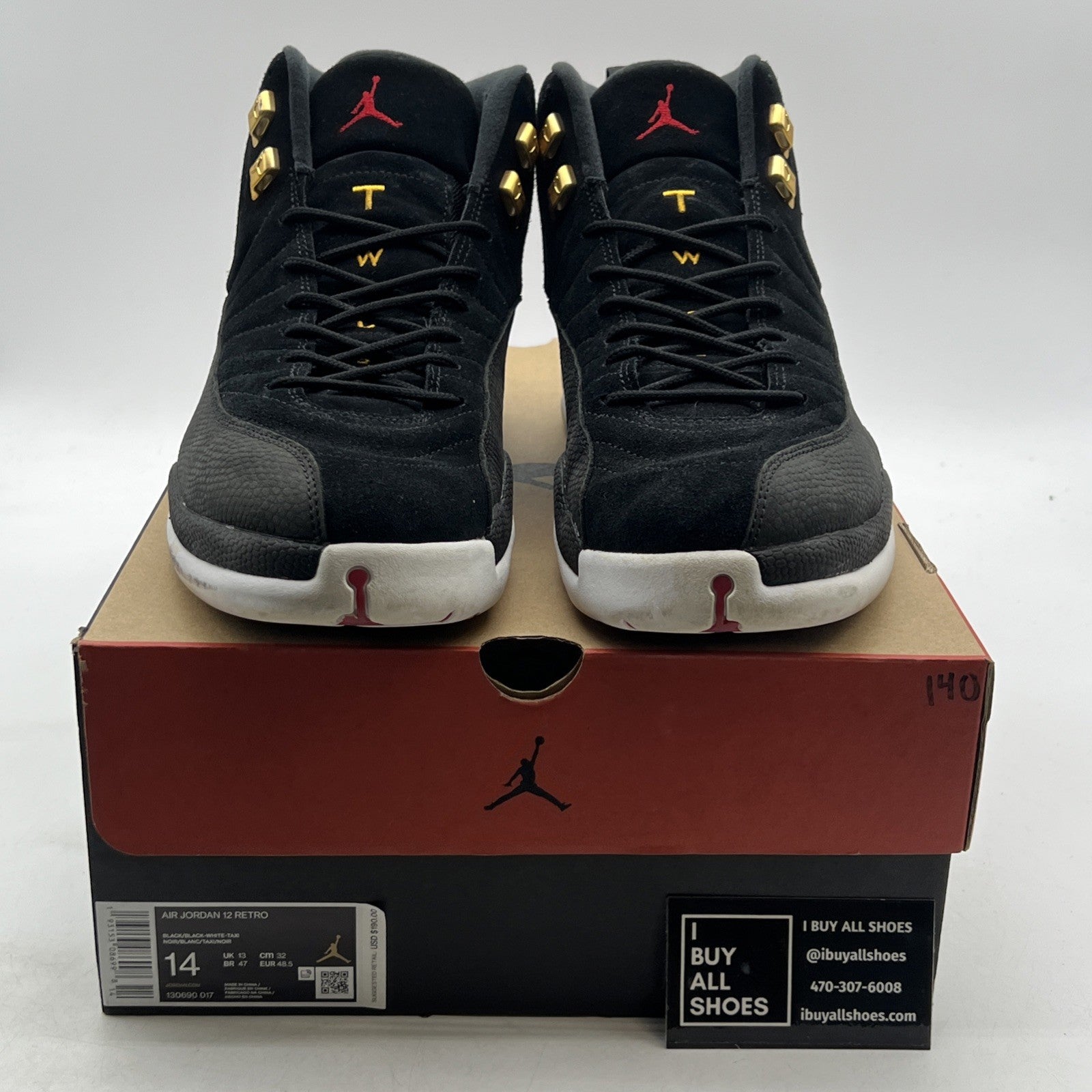 Size 14 - Air Jordan 12 Retro Reverse Taxi (130690-017)
