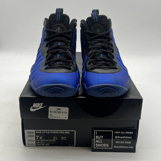 Size 7Y - Nike Little Posite Pro GS Hyper Cobalt Shoes (64479-402)