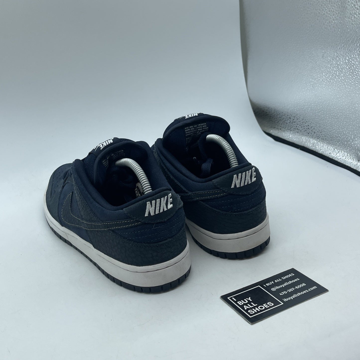 Size 9.5 - Nike Dunk Pro SB Low US Passport Blue Suede (304292-407)