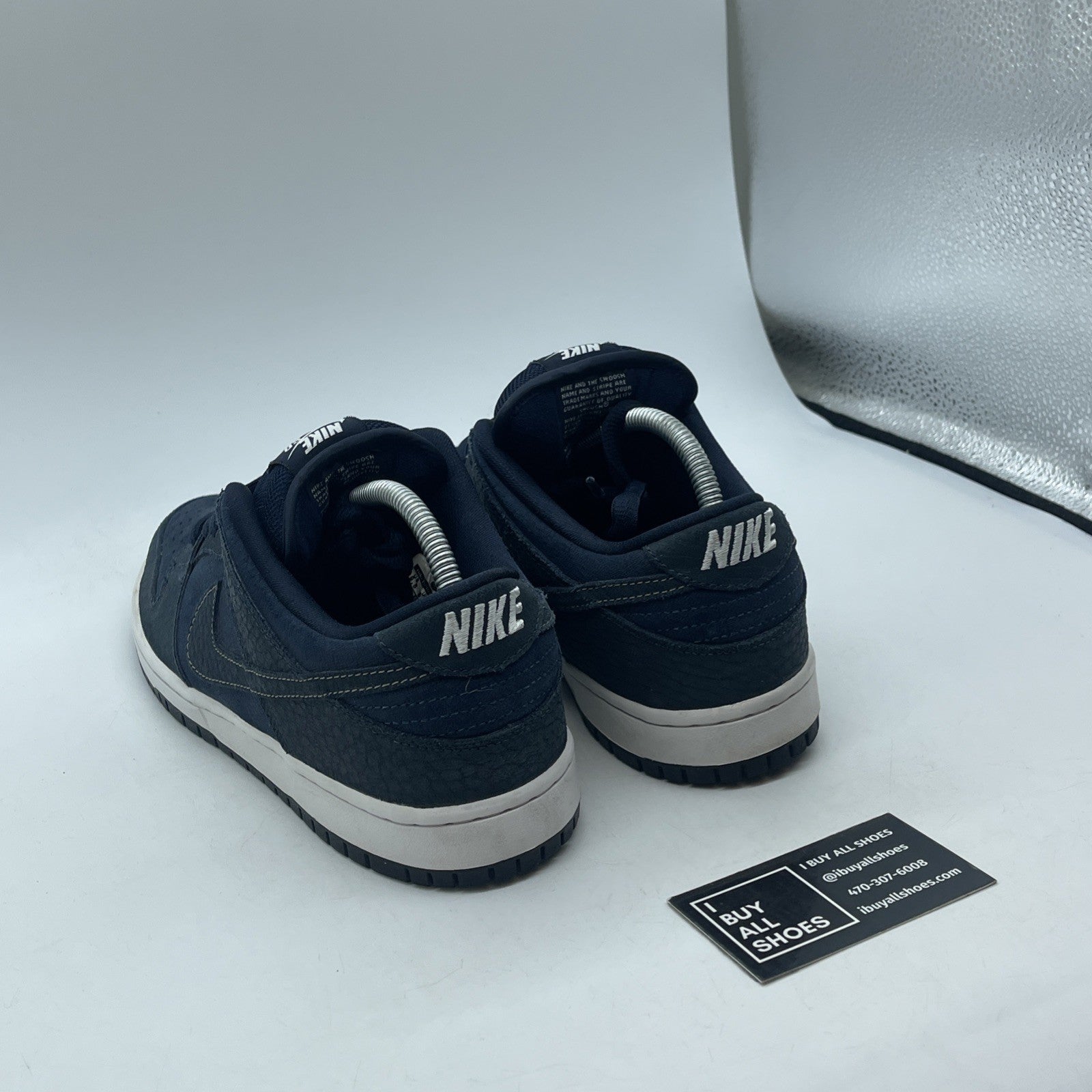 Size 9.5 - Nike Dunk Pro SB Low US Passport Blue Suede (304292-407)