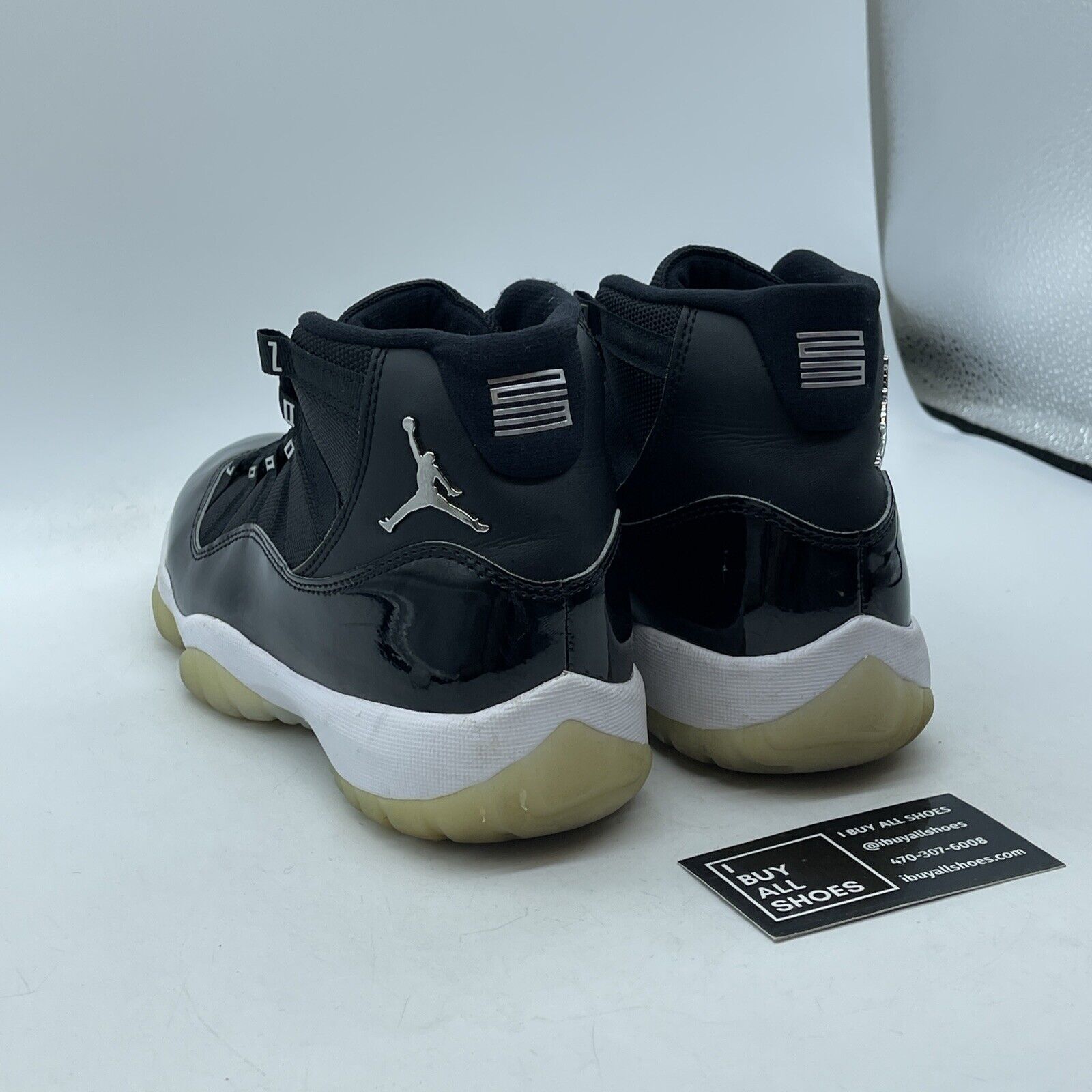 Size 8 - Jordan 11 Retro High Jubilee 25th Anniversary black White (CT8012-011)