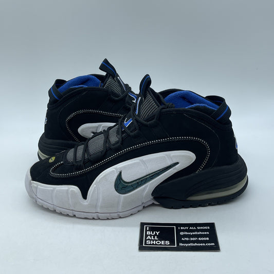 Size 9 - Nike Air Max Penny 1 2011 Orlando Black Blue Suede (311089-001)