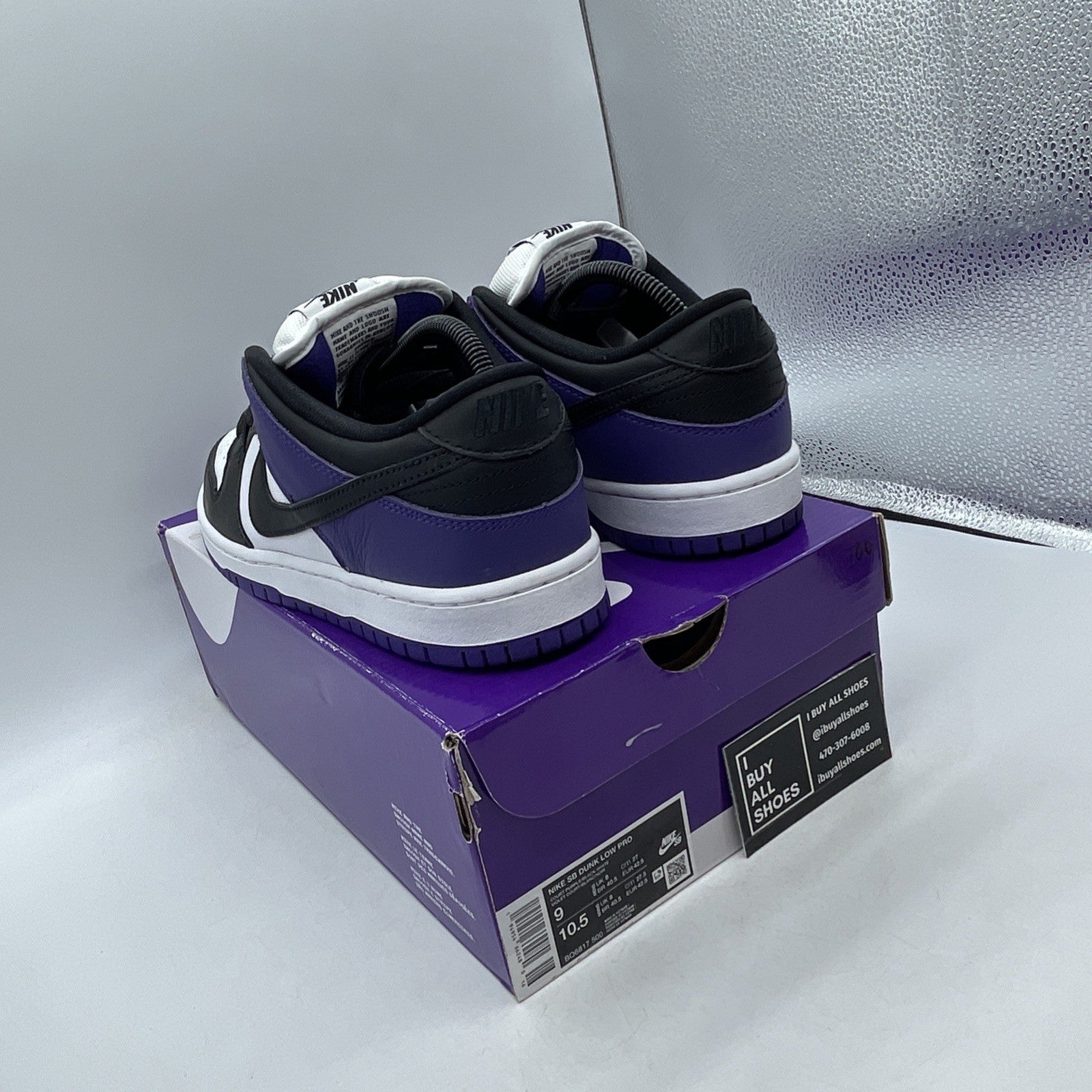 Size 9 - Nike Dunk SB Low Court Purple (BQ6817-500)