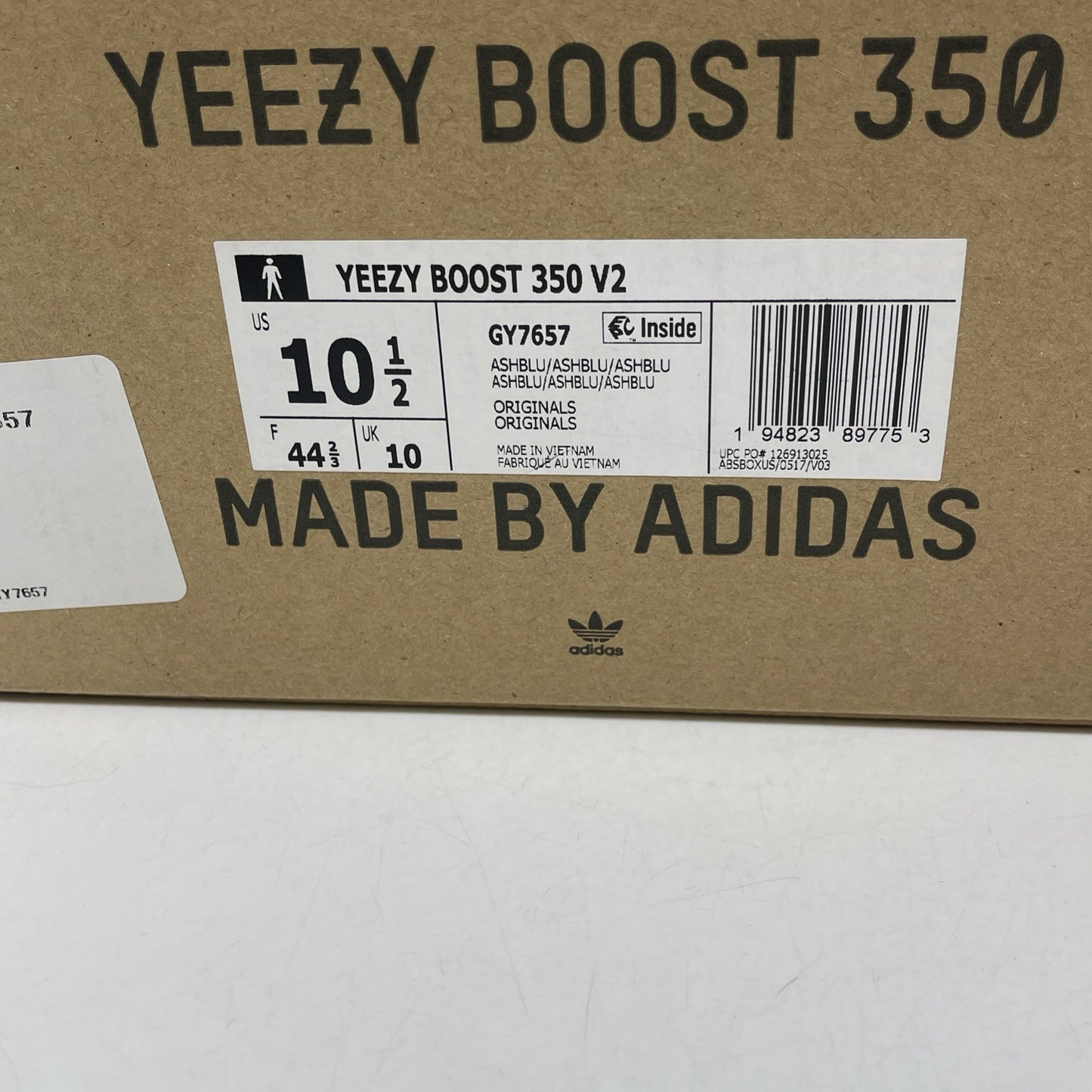 Size 10.5 - adidas Yeezy Boost 350 V2 Ash Blue Brown Suede (GY7657)