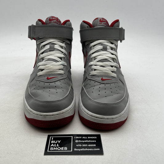 Size 9 - Nike Air Force 1 Mid Gray (306352-061)