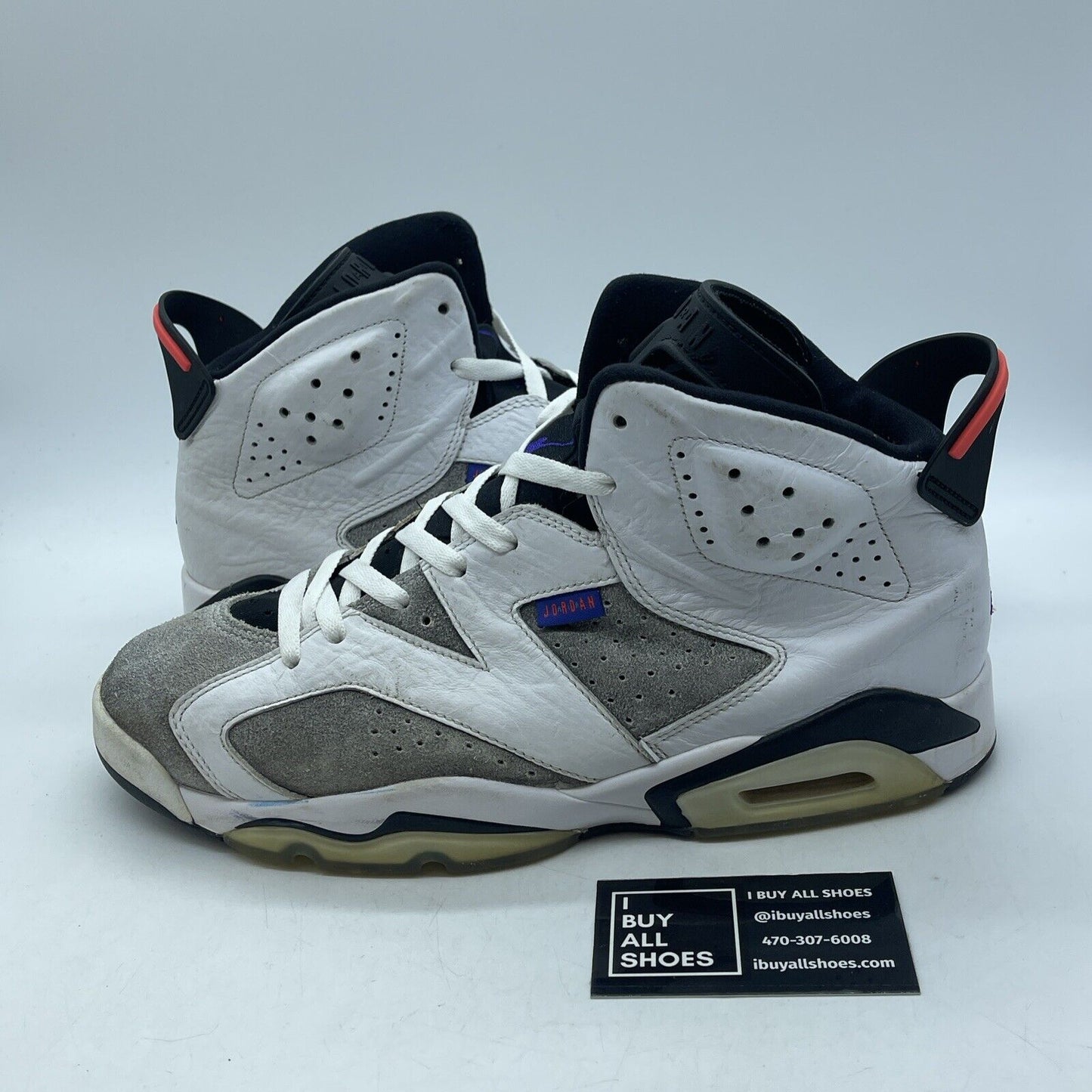 Size 11 - Air Jordan 6 Retro LTR Flint Grey Purple White Black (CI3125-100)