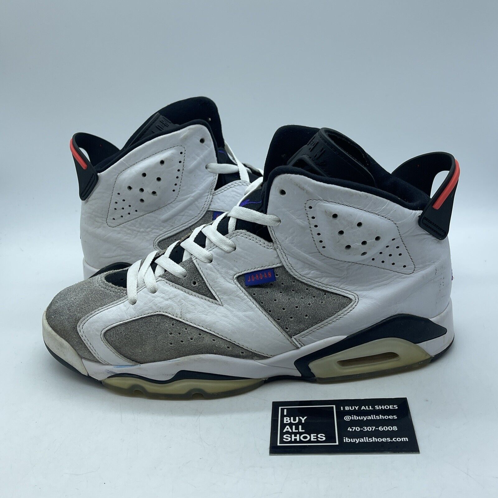 Size 11 - Air Jordan 6 Retro LTR Flint Grey Purple White Black (CI3125-100)