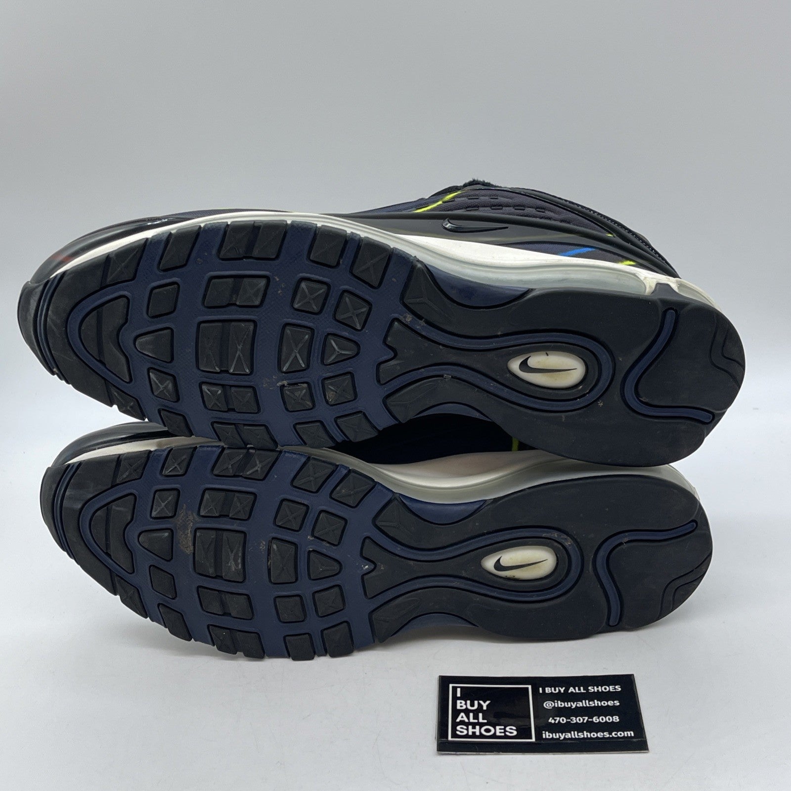 Size 11.5 - Nike Air Max Deluxe Midnight Navy Black Orange Suede (AJ7831-001)