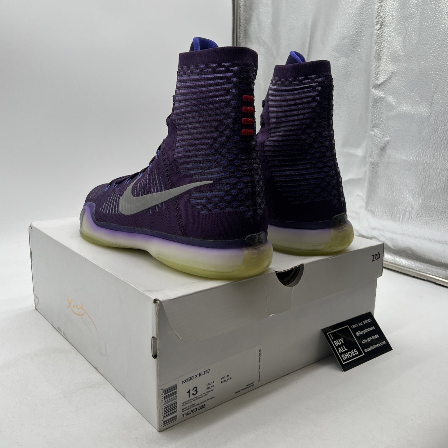 Size 13 - Nike Kobe 10 Elite Team (718763-505)