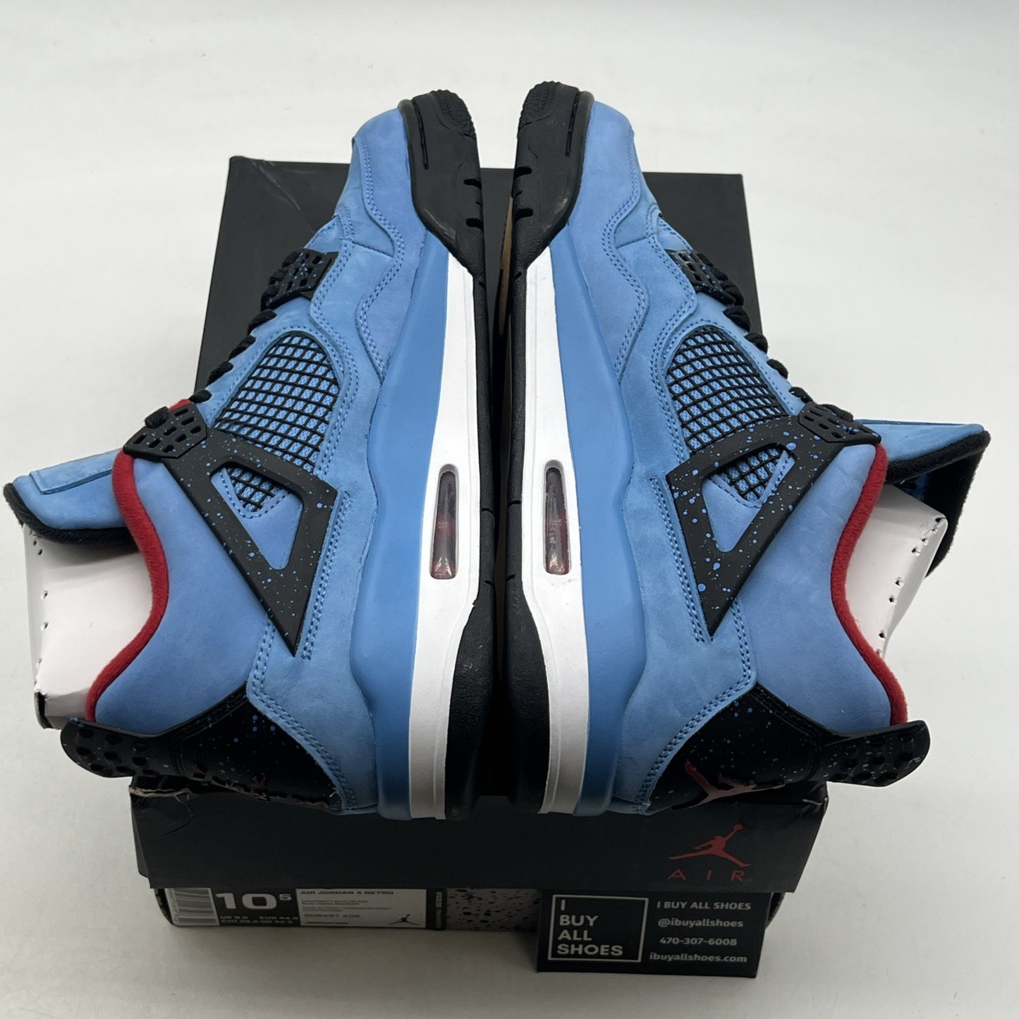 Size 10.5 - Air Jordan 4 Retro x Travis Scott Mid Cactus Jack (308497-406)