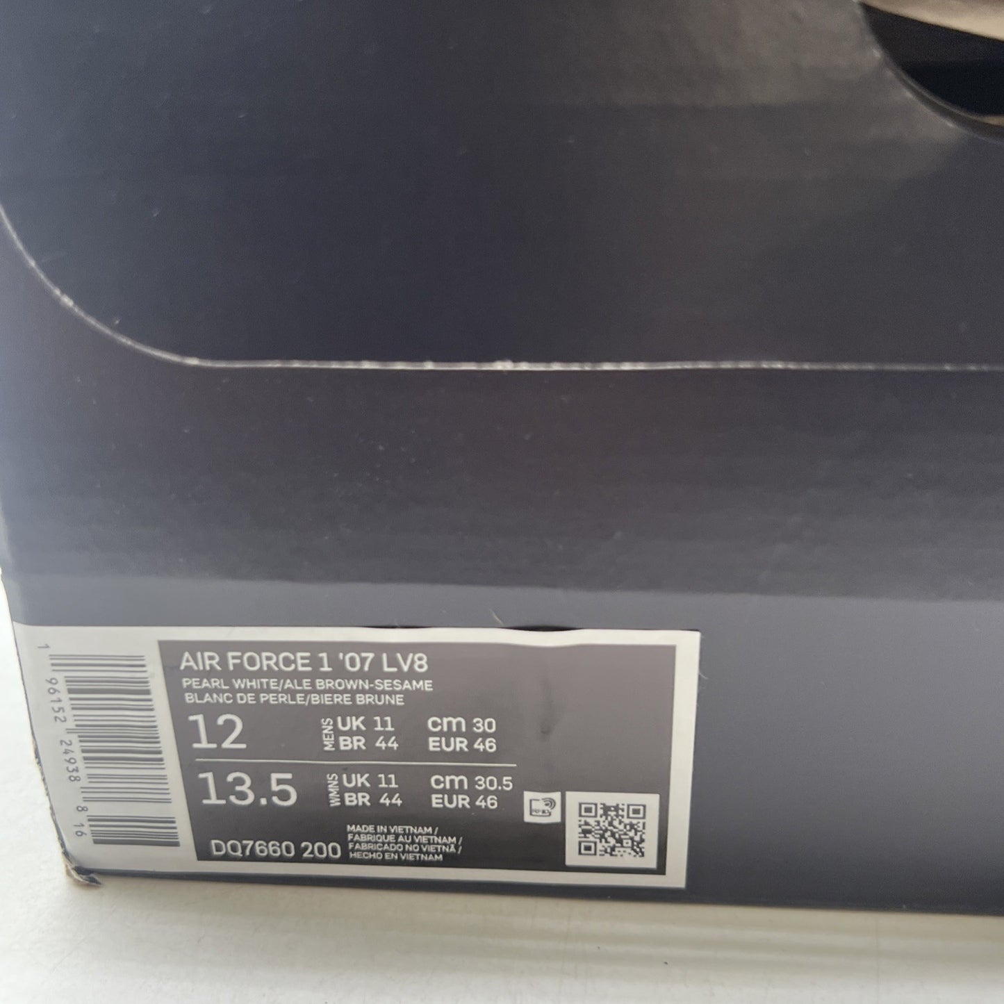 Size 12 - Nike Air Force 1 '07 LV8 EMB Inspected By Swoosh (DQ7660-200)