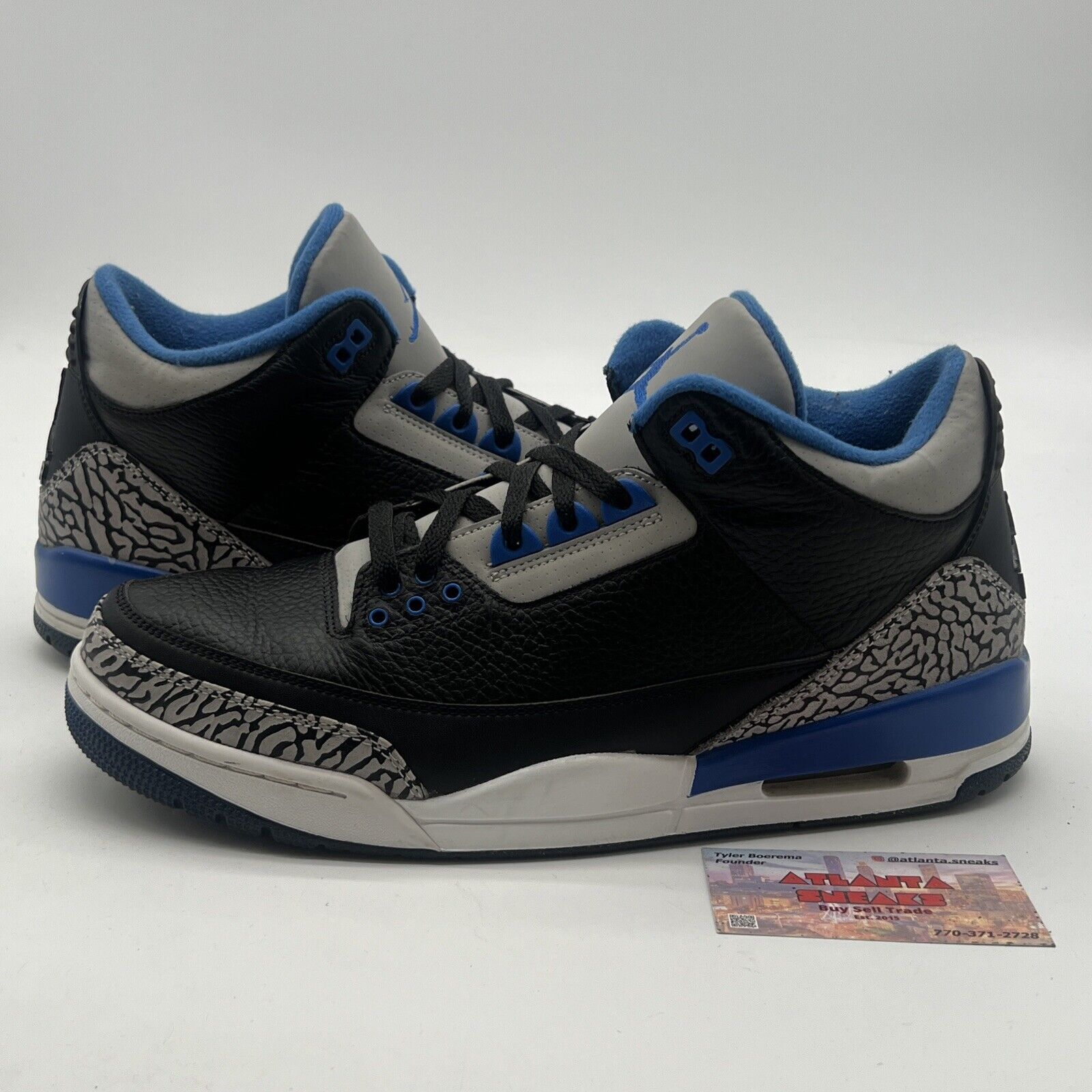 Size 11 - Air Jordan 3 Retro Sport Blue (136064-007)