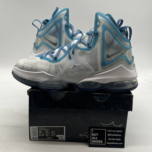 Size 10 - New Nike Lebron 19 Space Jam White Blue Men's Basketball (DC9338-100)