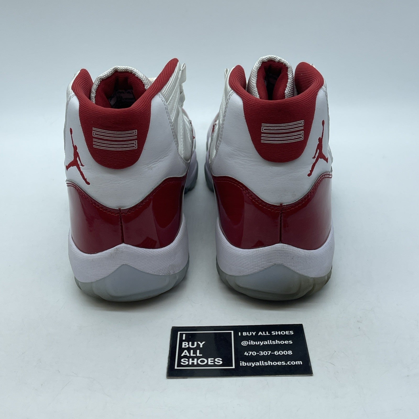 Size 10 - Jordan 11 Retro High Cherry Red White Leather Suede (CT8012-116)