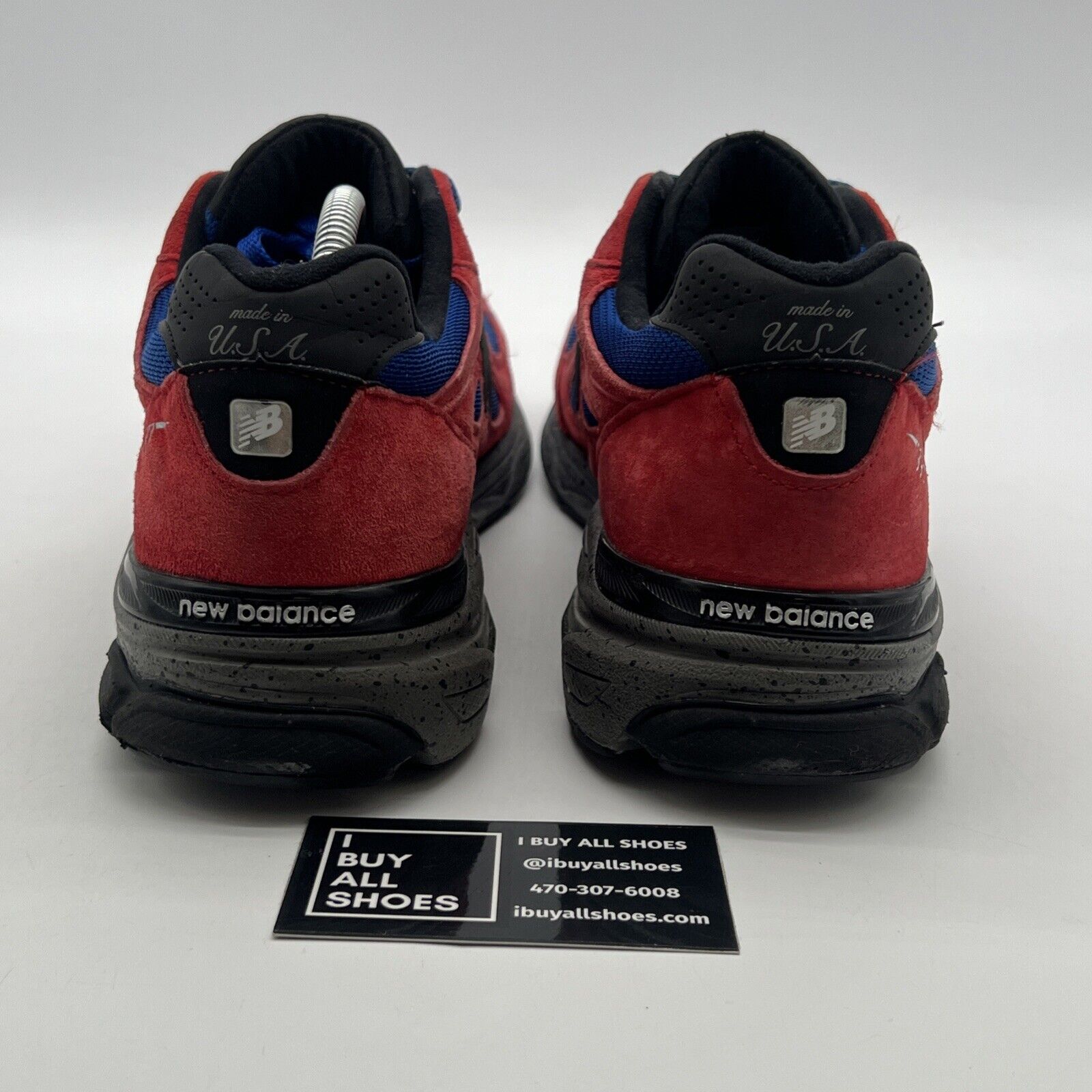 Size 12 - New Balance 990v3 Made In USA Red Suede (US990MC3)