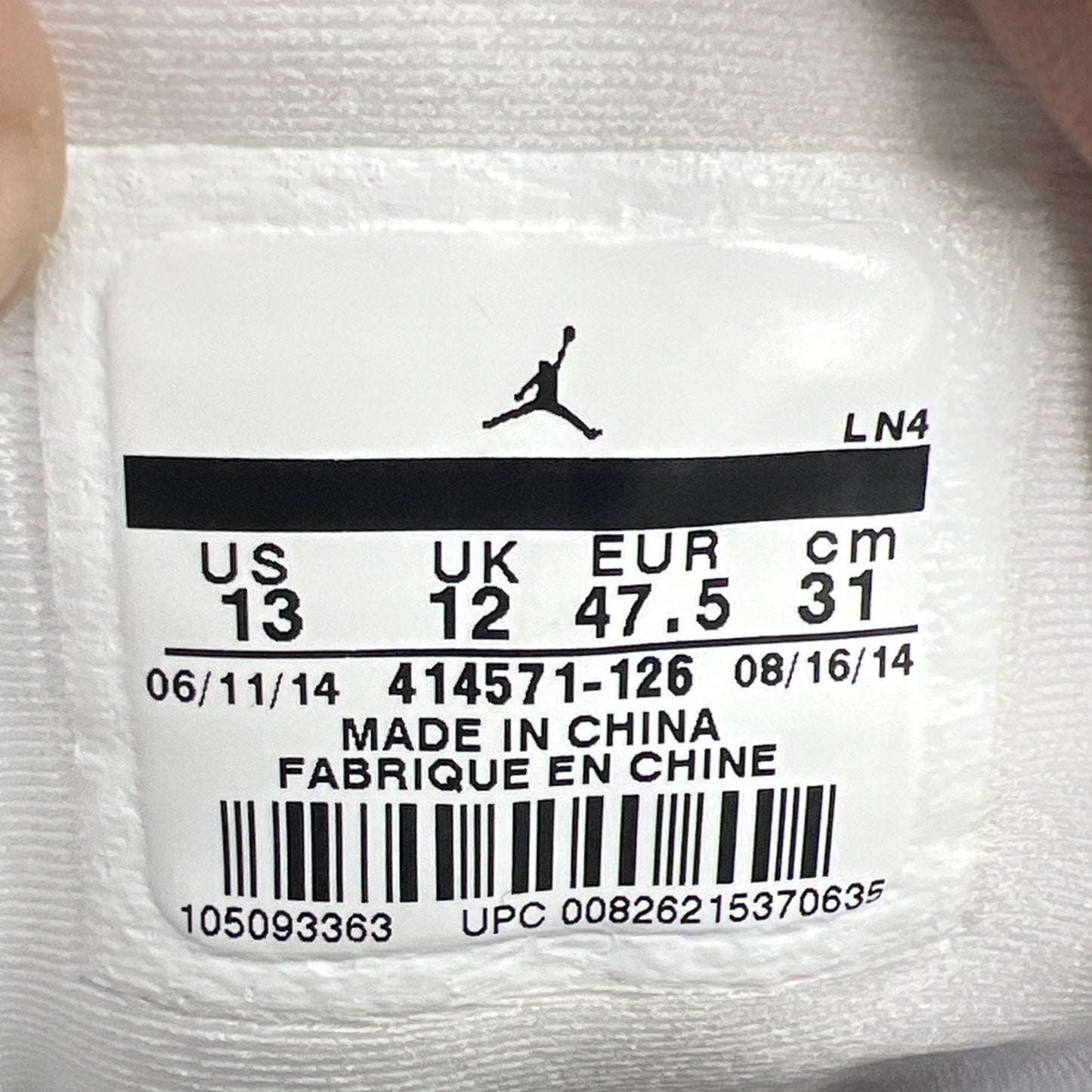 Size 13 - Air Jordan 13 Retro 2014 Grey Toe (414571-126)