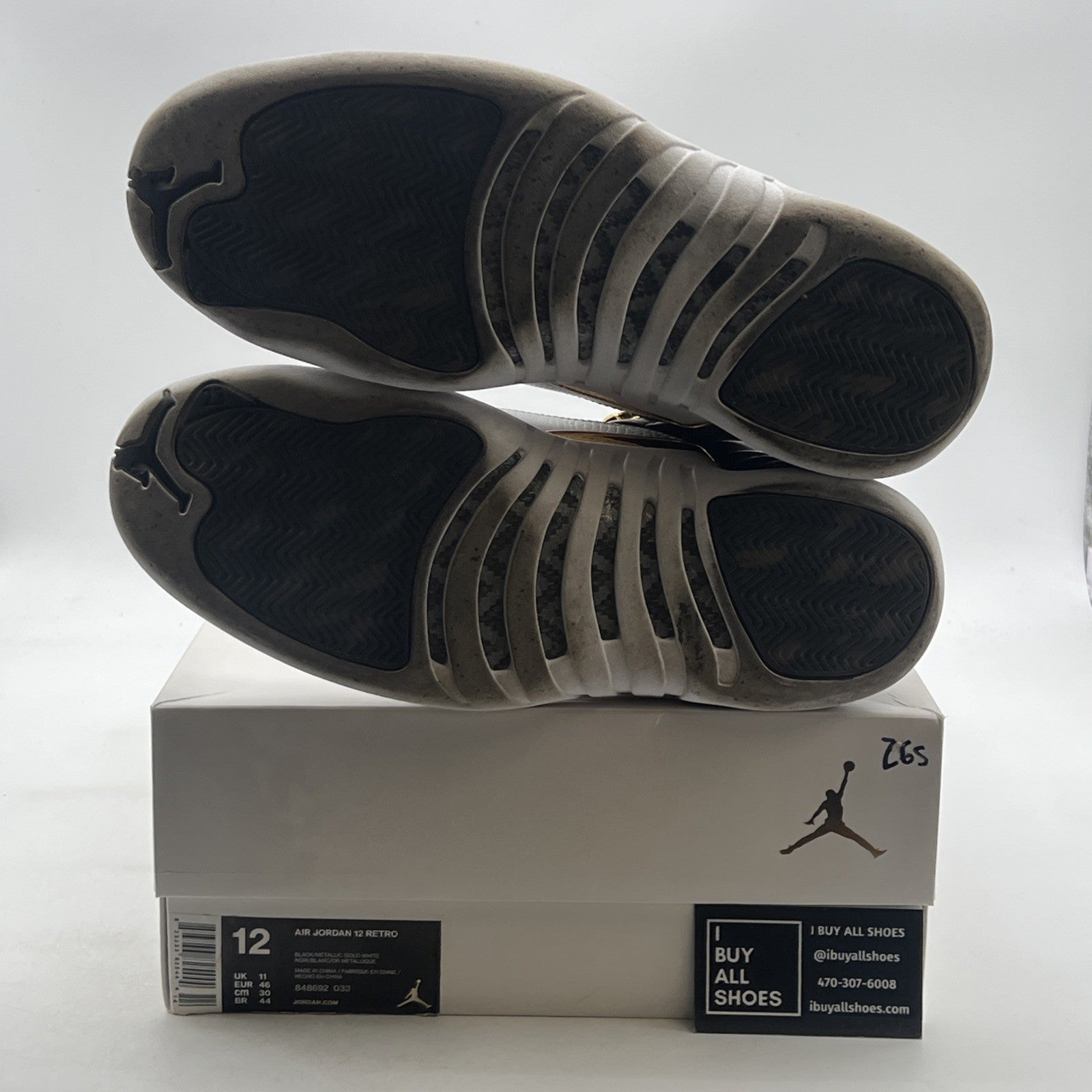 Size 12 - Air Jordan 12 Retro Wings (848692-033)