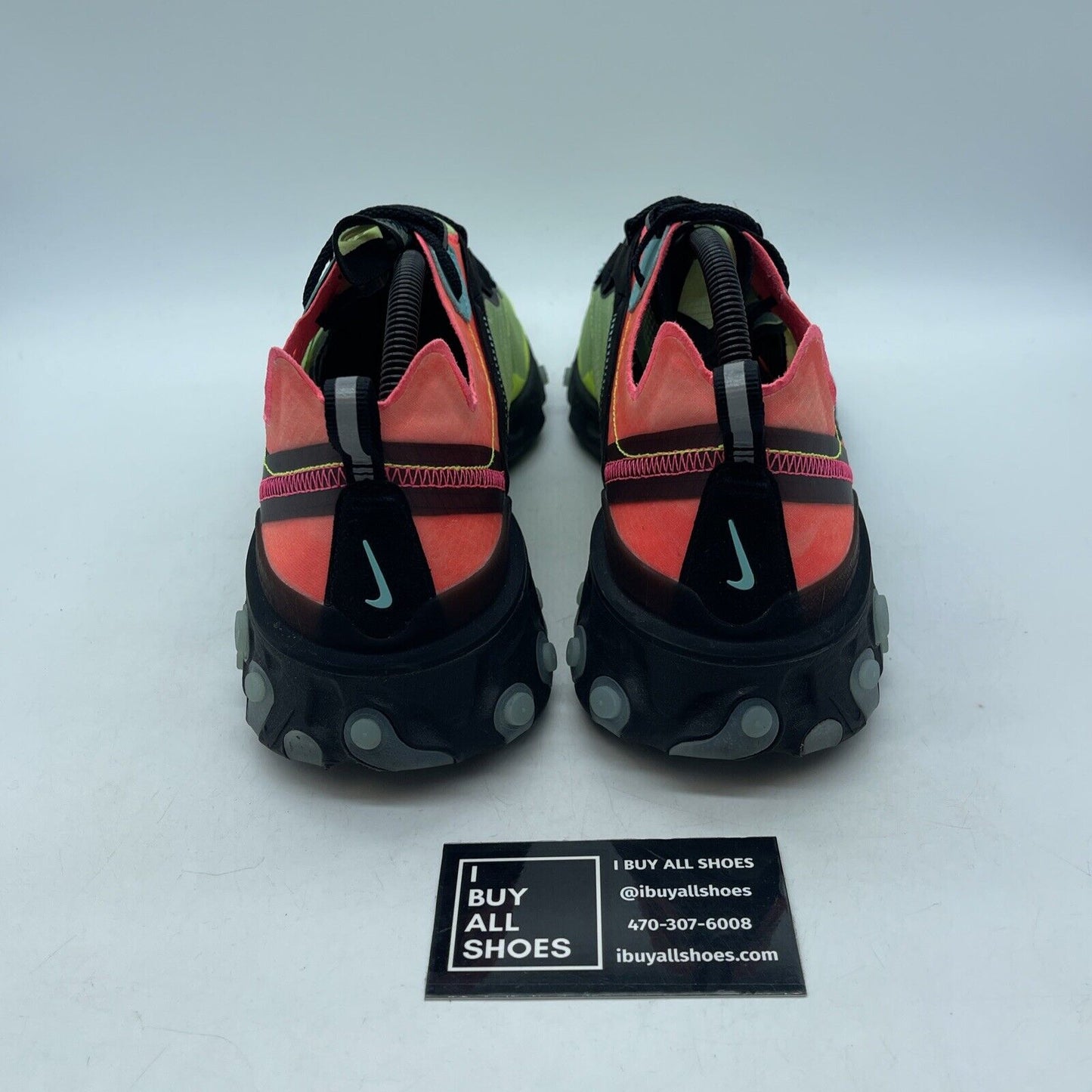 Size 10.5 - Nike React Element 87 Hyper Fusion Pink Black Blue (AQ1090-700)