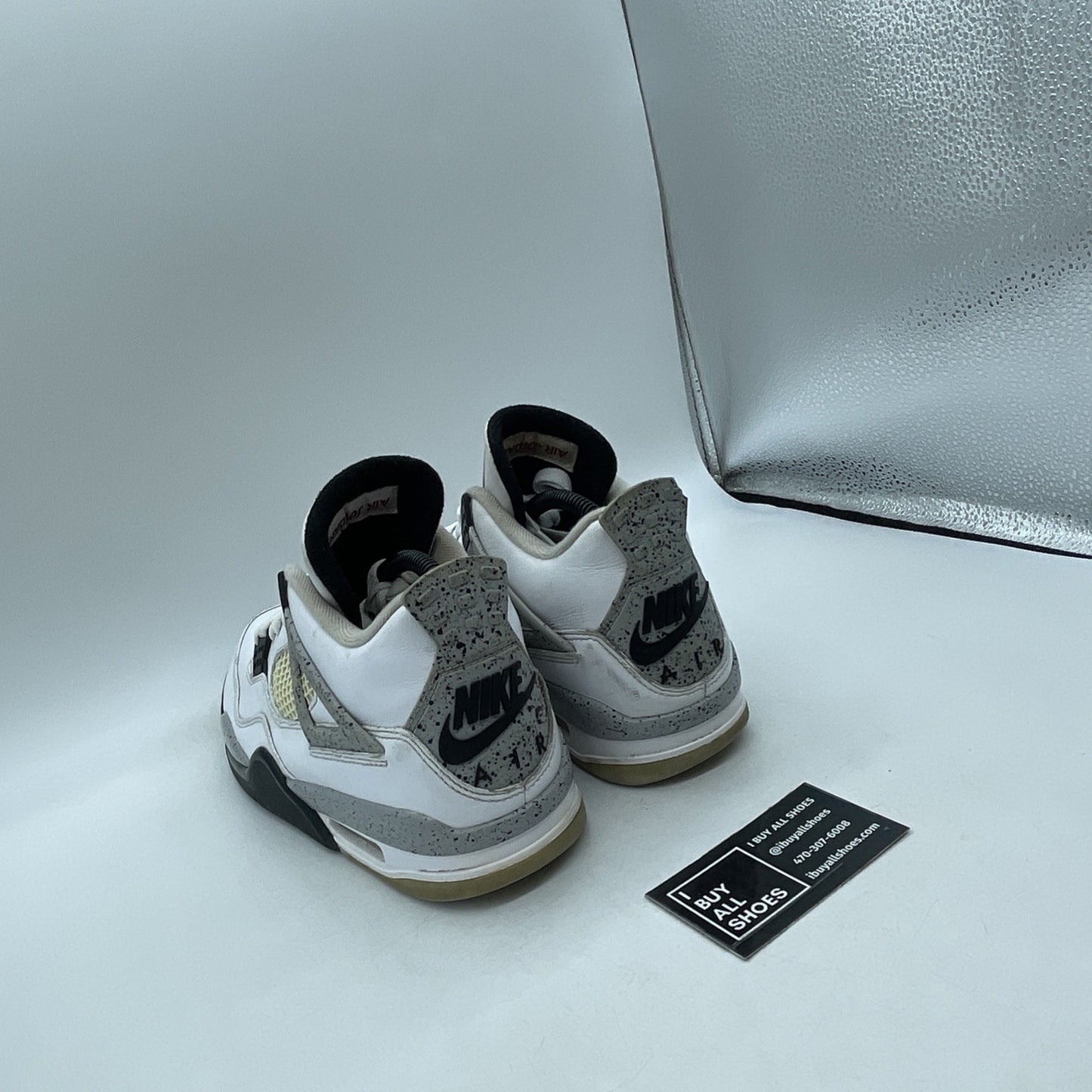 Size 8.5 - Air Jordan 4 Retro OG Mid White Cement (840606-192)