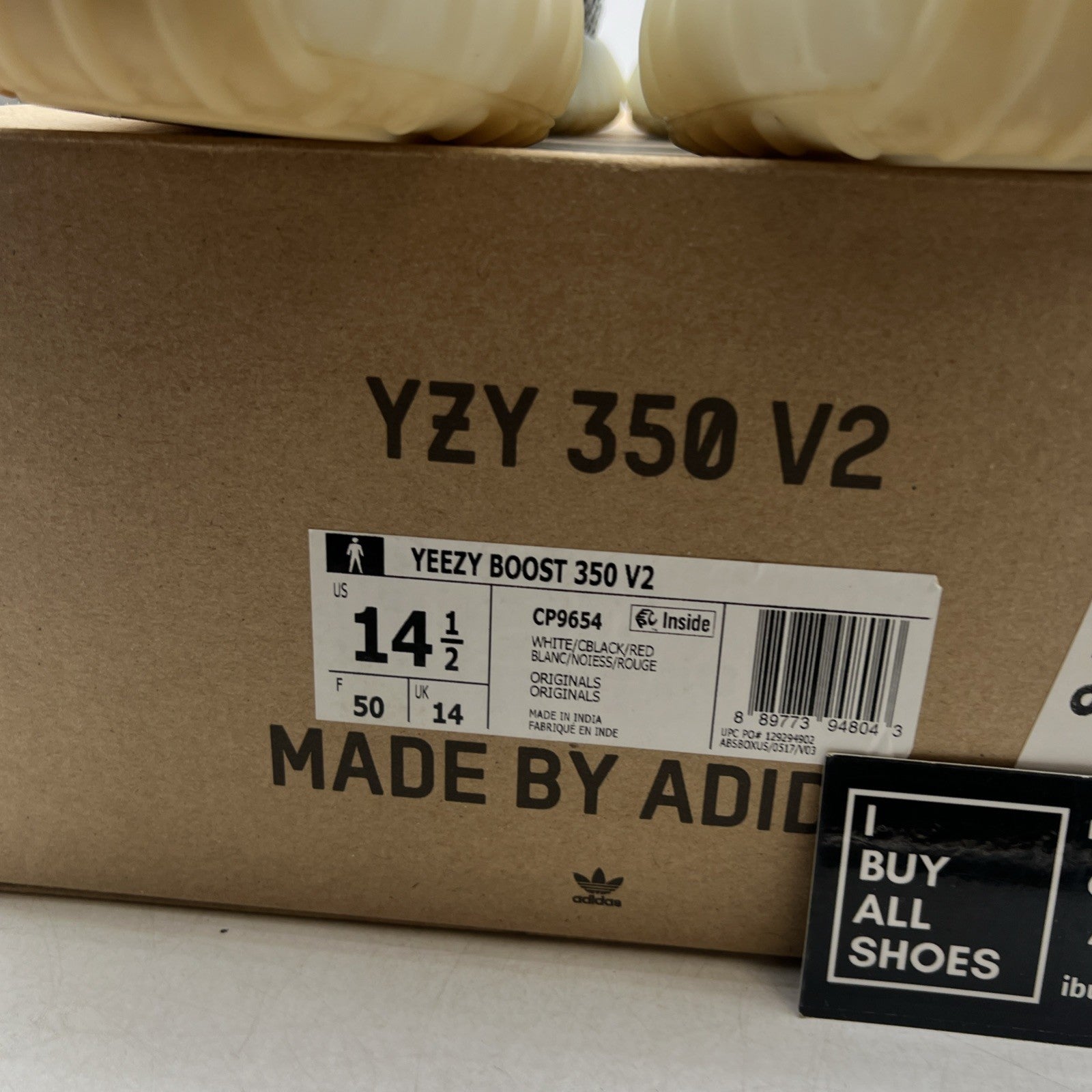 Size 14.5 - adidas Yeezy Boost 350 V2 Low Zebra (CP9654)