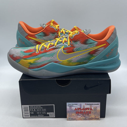 Size 11.5 - Nike Kobe 8 Protro 2024 Venice Beach Orange Blue (FQ3548-001)