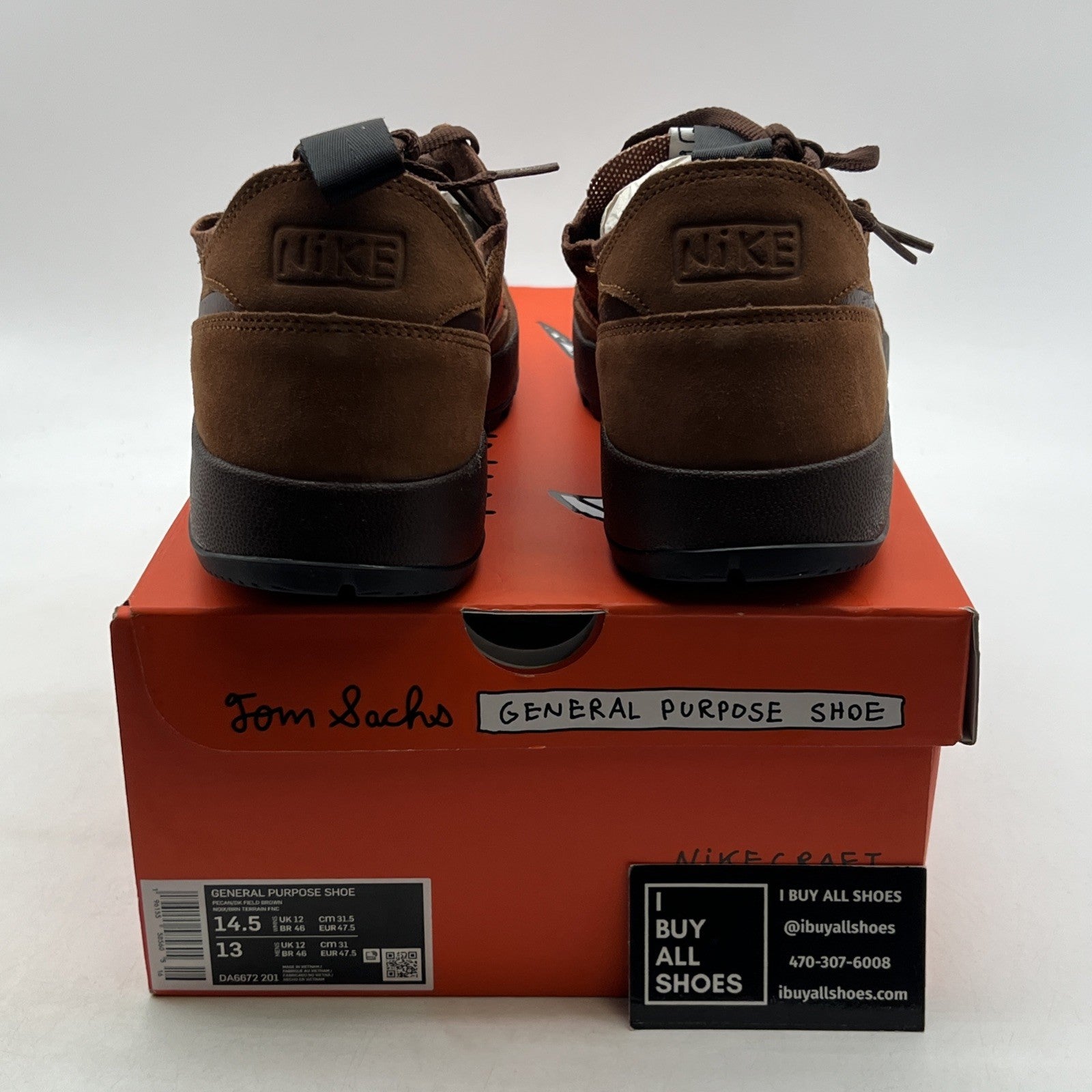 Size 14.5 - Tom Sachs NikeCraft General Purpose Shoes (DA6672-200)