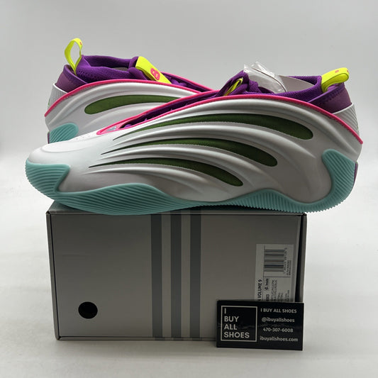 Size 14 - adidas Jalen Williams x Harden Vol. 9 White Lucid Lime Pink (JQ4003)