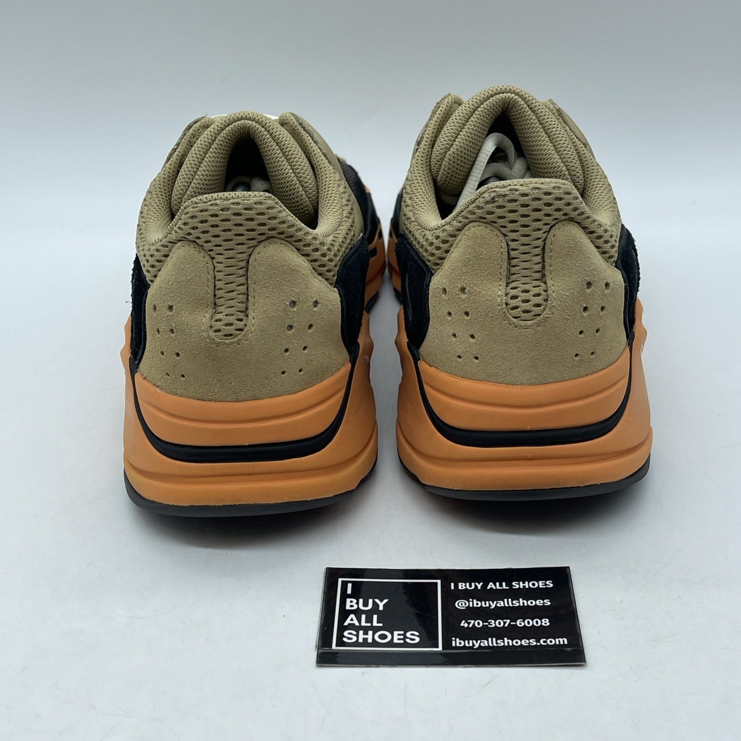 Size 12.5 - adidas Yeezy Boost 700 Enflame Amber Suede Leather (GW0297)