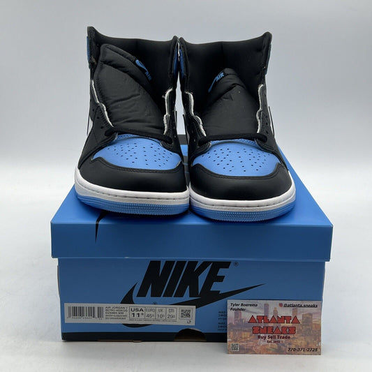 Size 11.5 - Jordan 1 Retro OG High UNC Toe Black White Blue Leather (DZ5485-400)