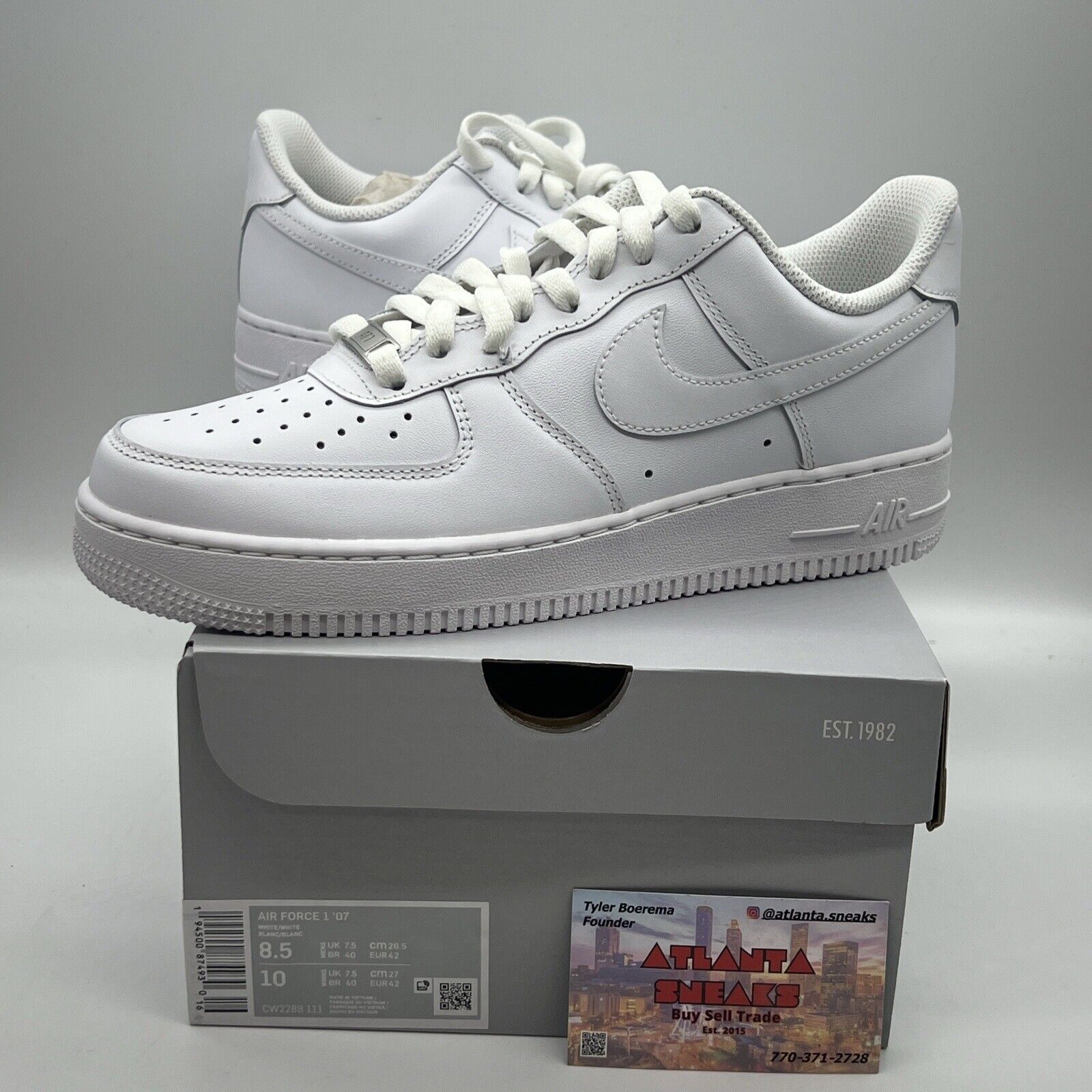 Nike Air Force 1 White Men's Shoe