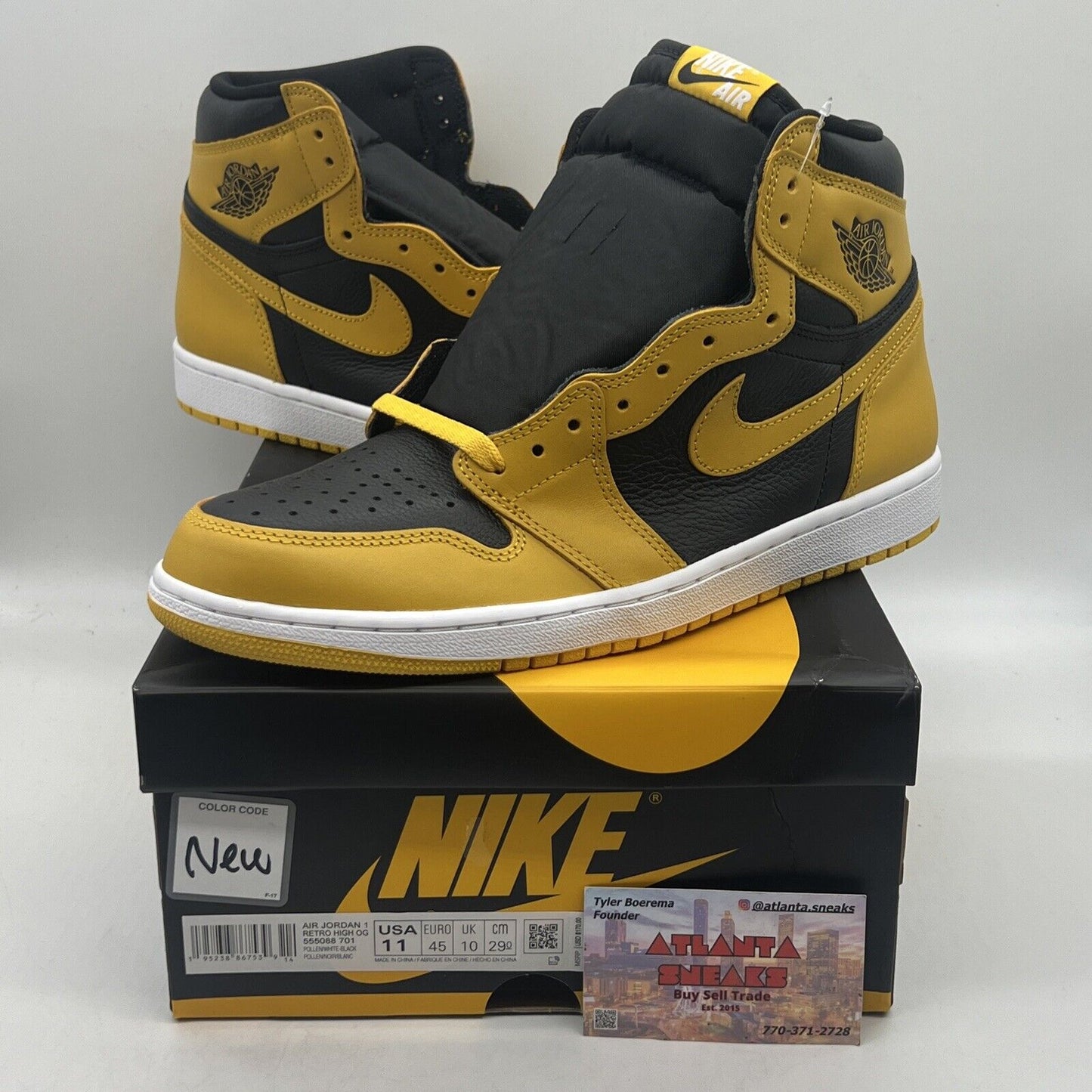 Size 11 - Jordan 1 Retro OG High Pollen Brand New Og All