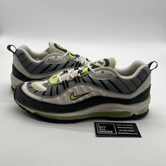 Size 11 - Nike Air Max 98 Cool Grey Volt (640744-002)