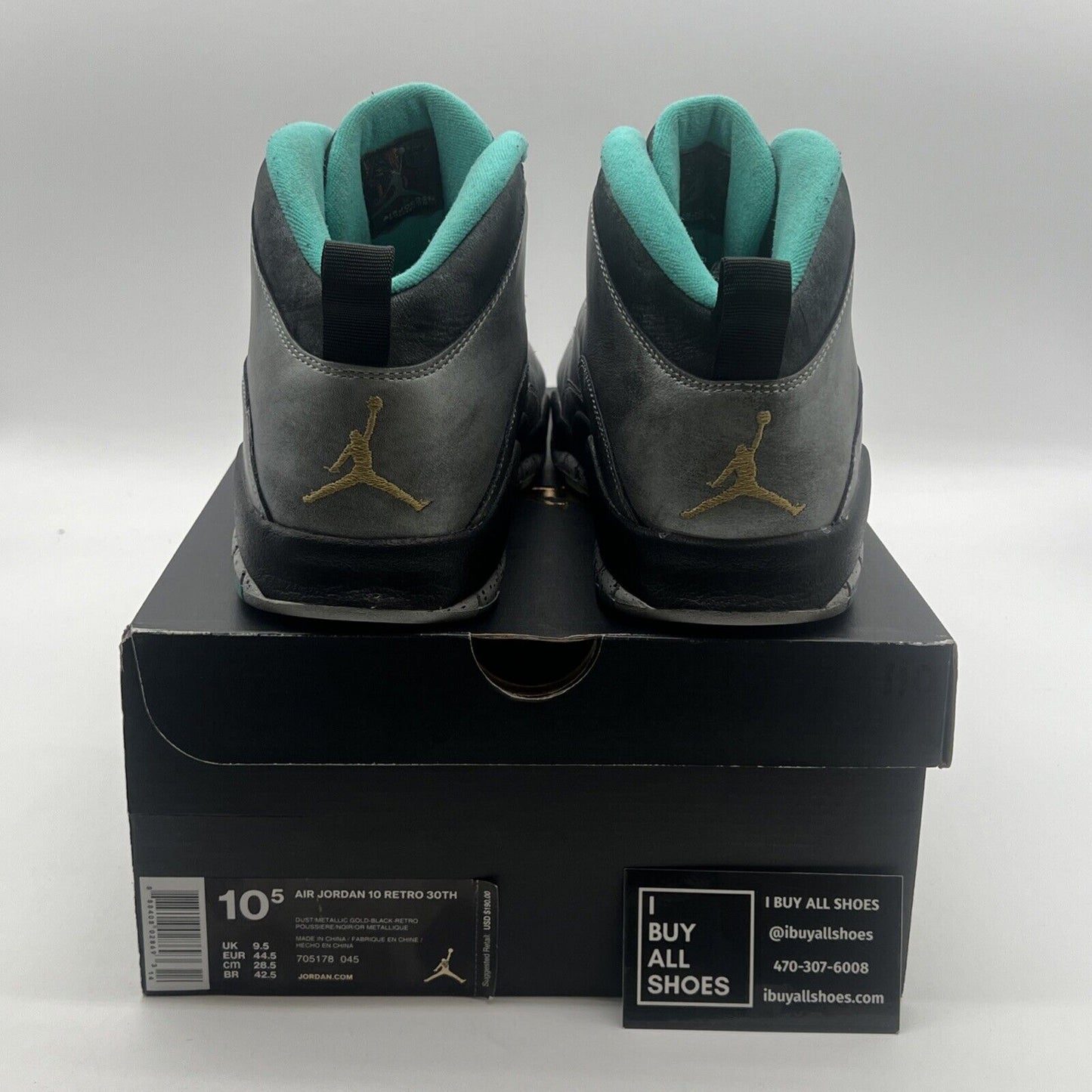 Size 10.5 - Air Jordan 10 Retro Lady Liberty (706178-045)