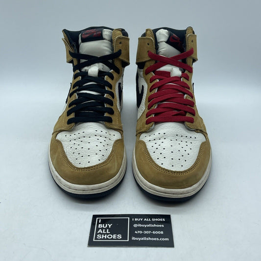 Size 11 - Jordan 1 Retro High OG Rookie of the Year 2018 Brown Suede (555088-700