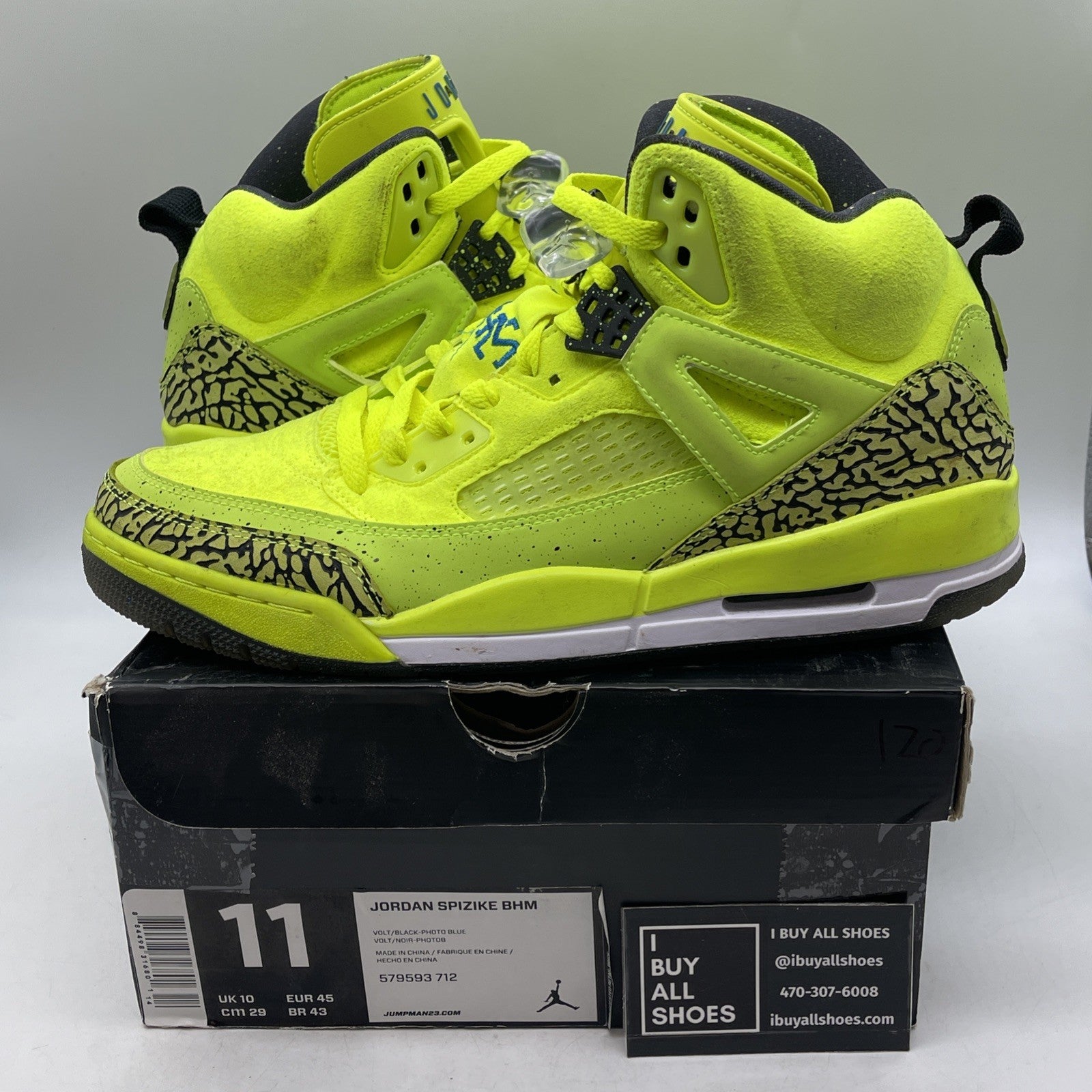 Size 11 - Air Jordan Spizike BHM (579593-712)