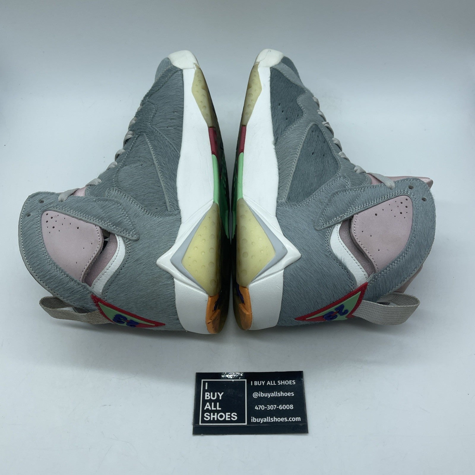 Size 10.5 - Air Jordan 7 Retro SE Hare 2.0 Grey Pink Suede (CT8528-002)