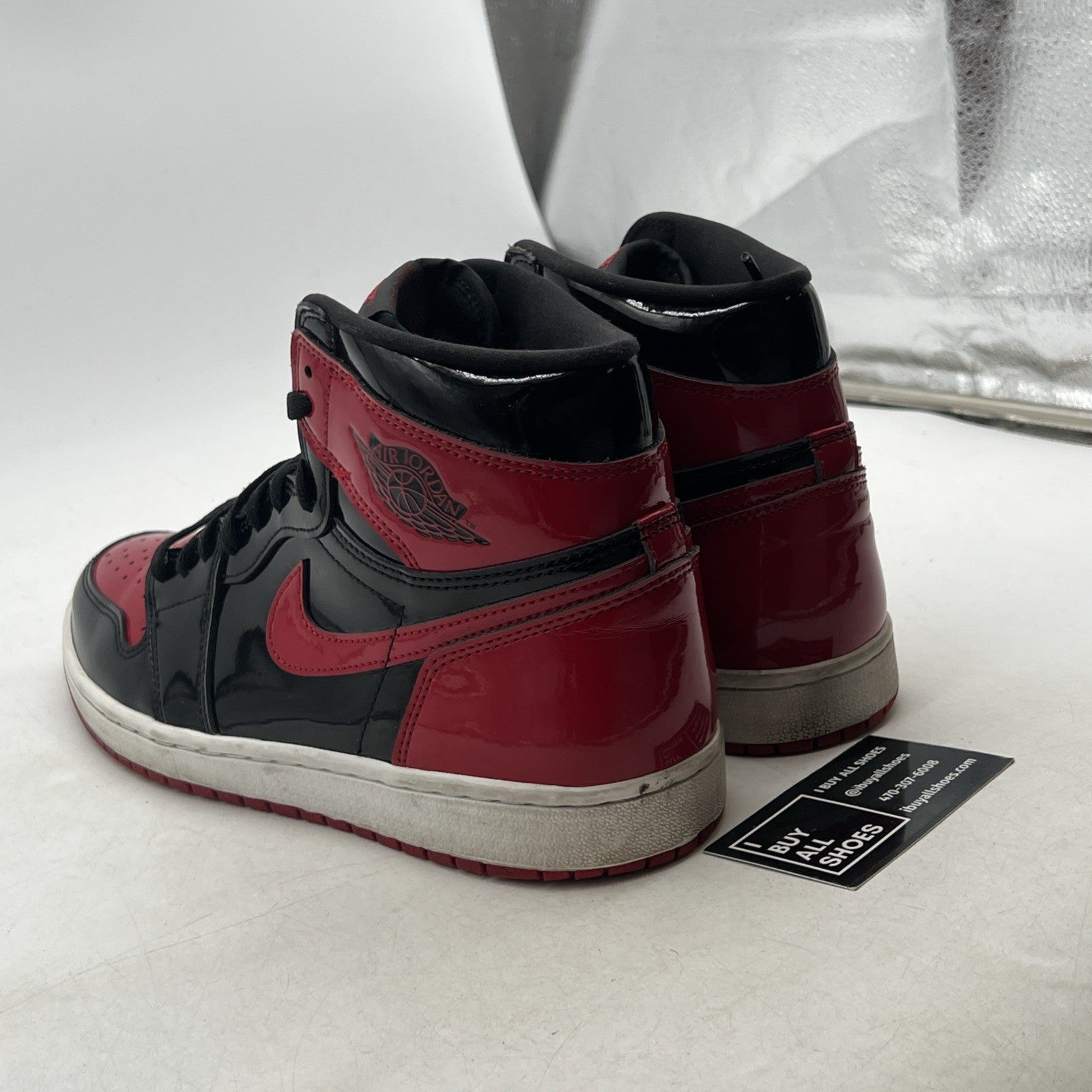 Size 11 - Air Jordan 1 Retro OG High Patent Bred (555088-063)