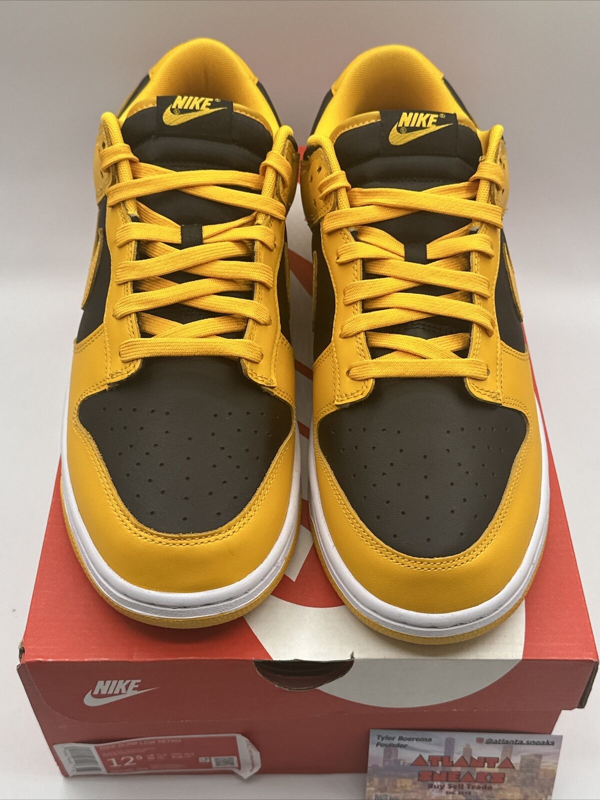 Size 12.5 -  Nike Dunk Low Championship Goldenrod 2021