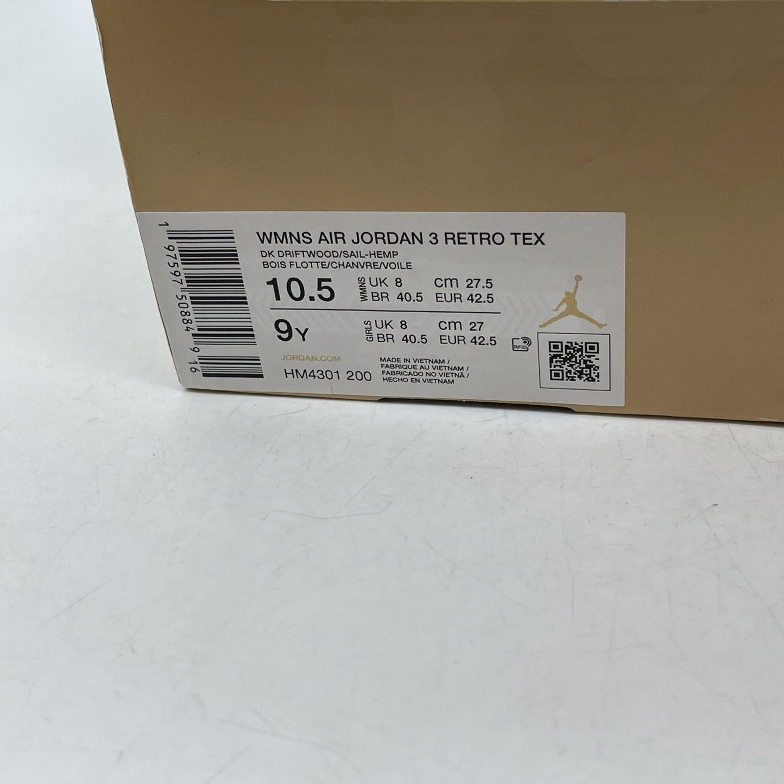 Size 10.5W - Nike Jordan 3 Retro WNBA Desert Camo (HM4301-200)