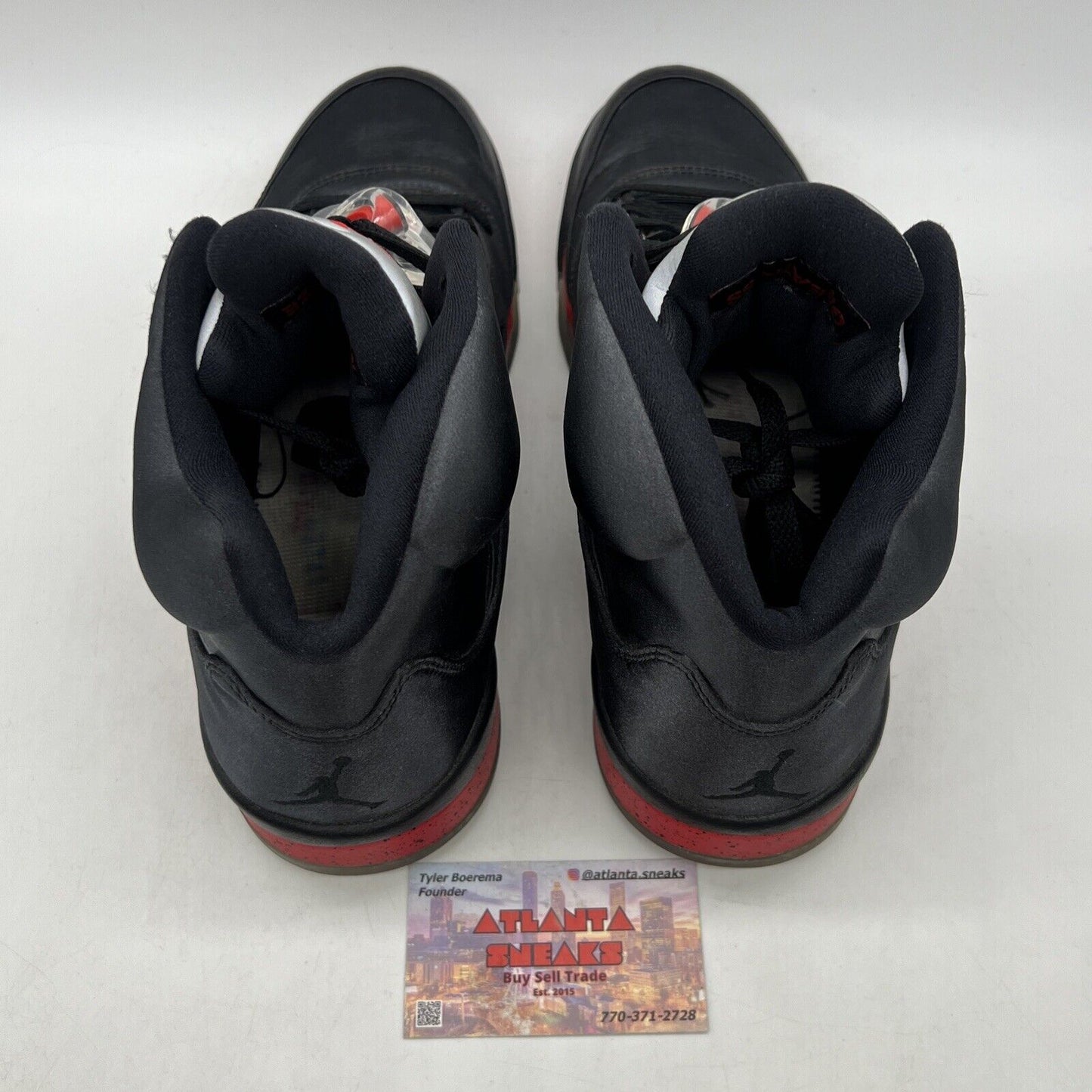 Size 11.5 - Air Jordan 5 Retro Satin Bred Red Icey (136027-006)