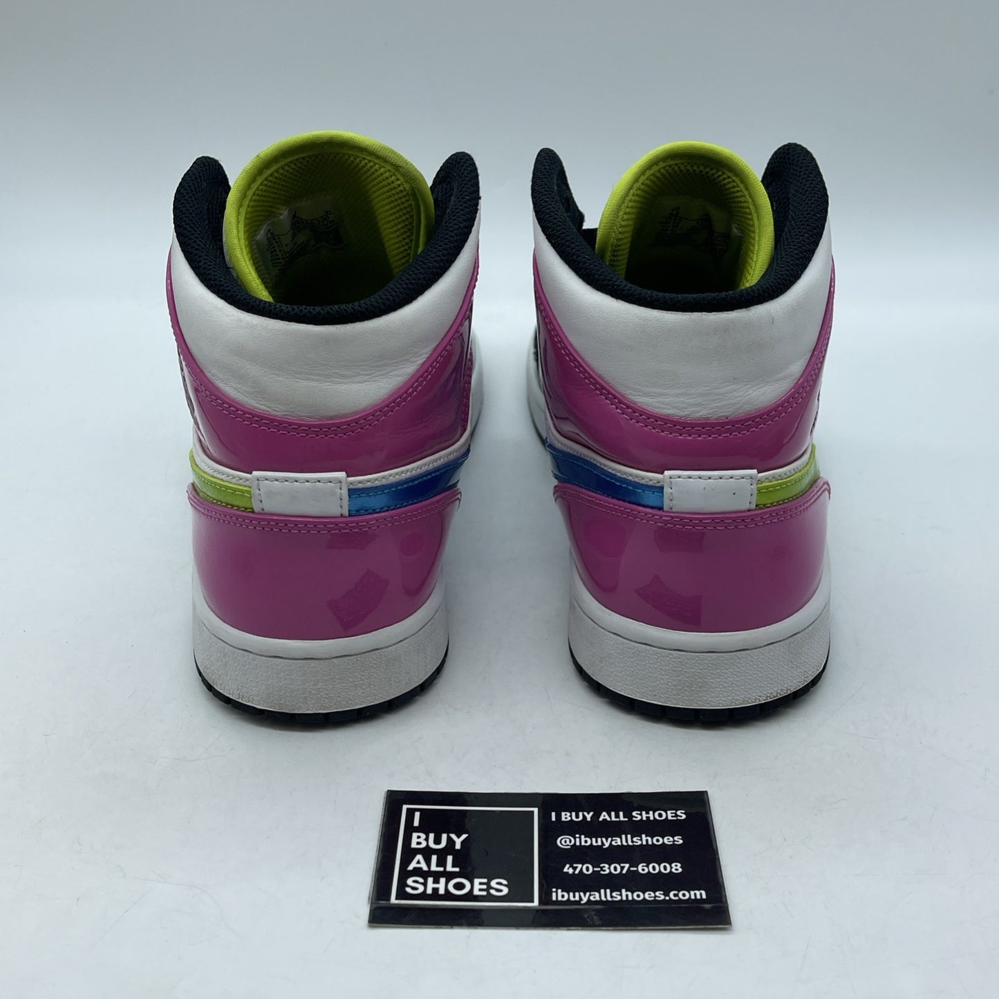 Size 9.5 - Air Jordan 1 SE Mid Cyber Active Fuchsia Leather (CZ9834-100)