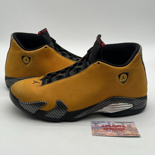 Size 11.5 - Air Jordan 14 Retro Reverse Ferrari Yellow Black Red (BQ3685-706)