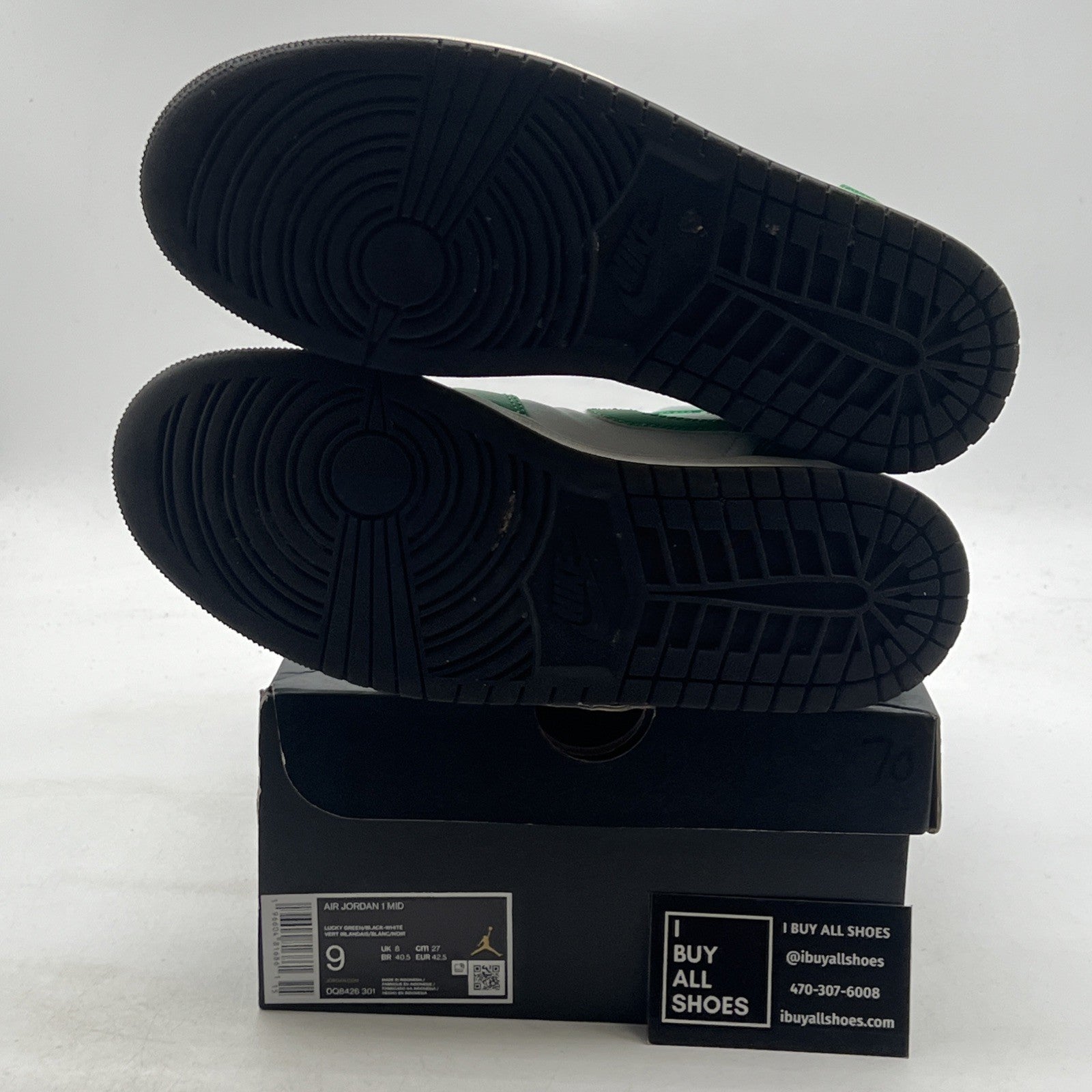 Size 9 - Air Jordan 1 Mid Lucky Green (DQ8526-301)
