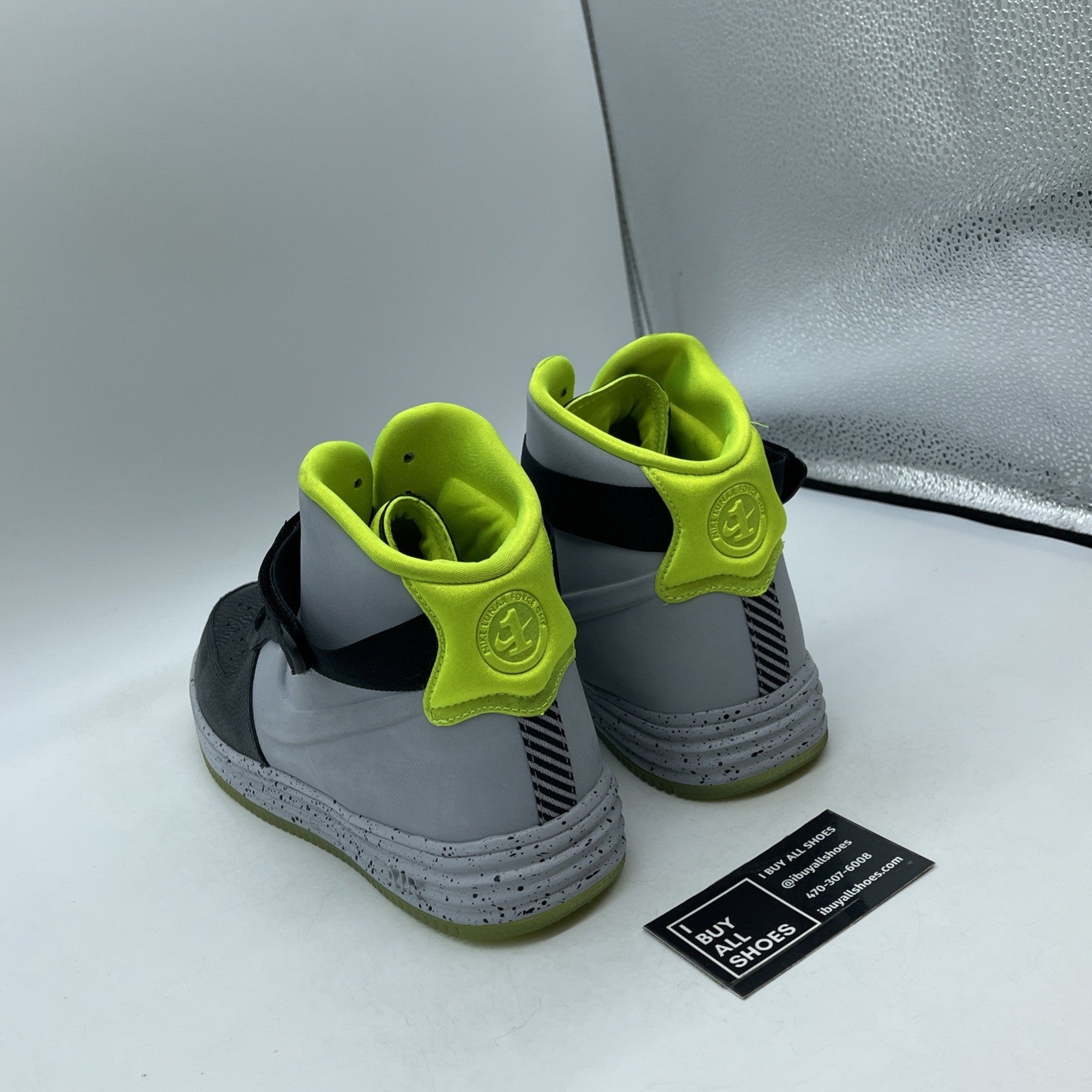 Size 10.5 - Nike Lunar Force 1 Lux VT Anthracite Volt Grey Black (630998-002)