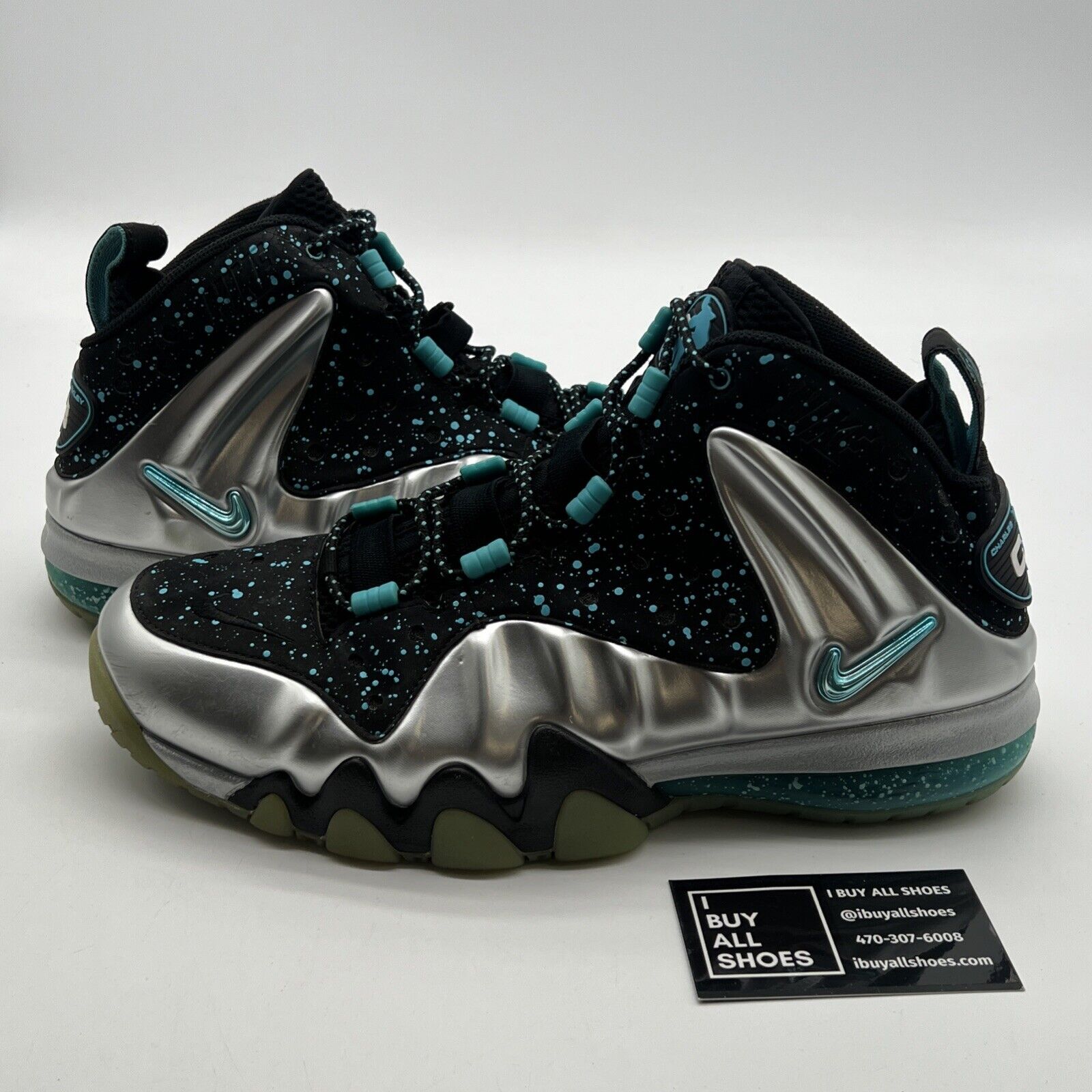 Size 9.5 - Nike Barkley Posite Max Splatter (555097-040)