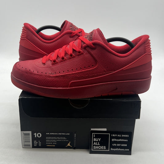 Size 10 - Air Jordan 2 Retro Low Gym Red (832819-606)