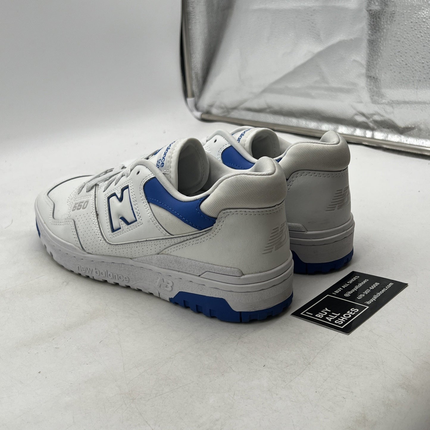 Size 12 - New Balance 550 White Cobalt (BB550SWC)