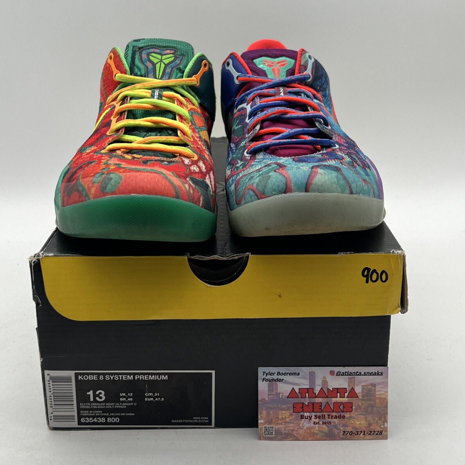 Size 13 - Nike Kobe 8 Premium What The Kobe (635438-800)