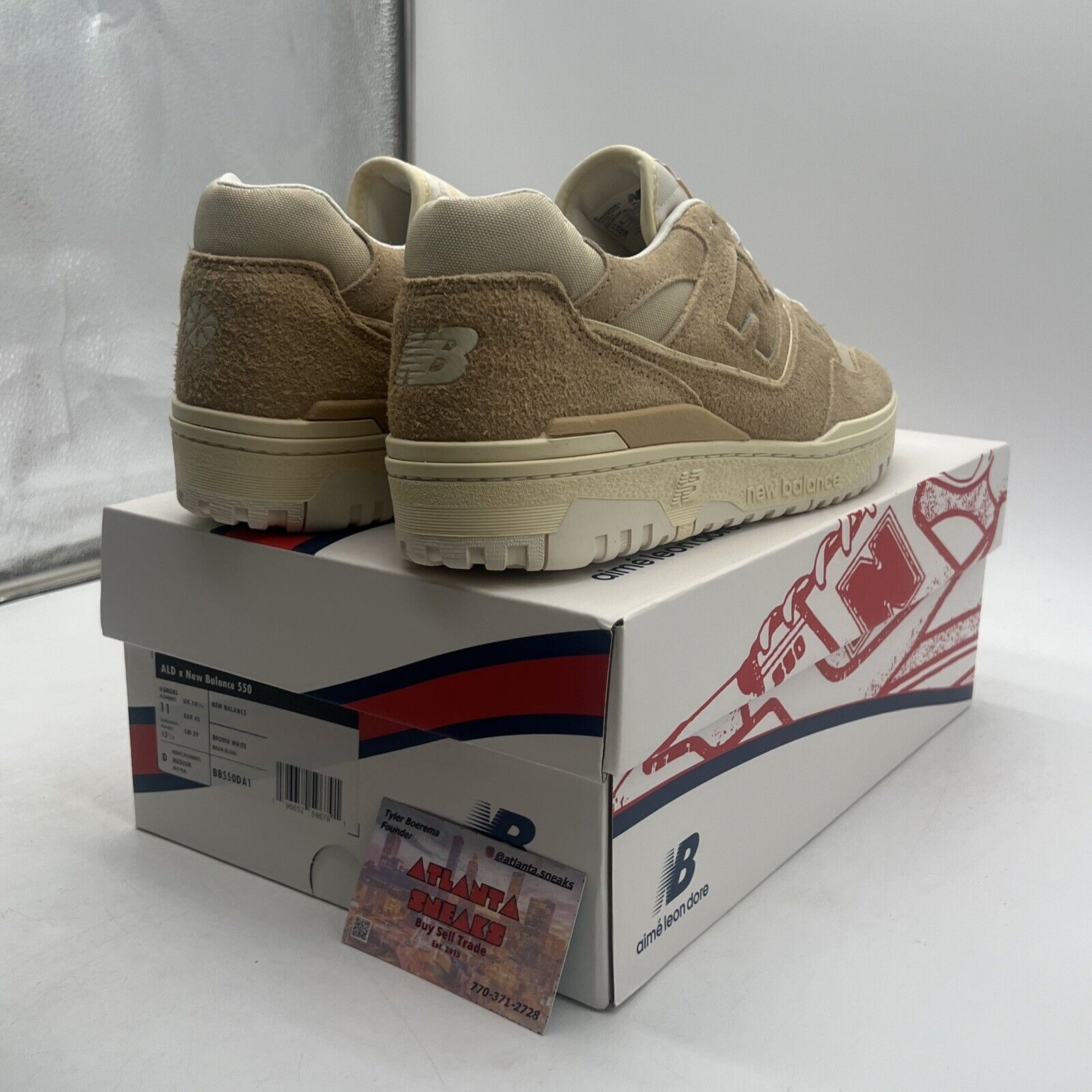 Size 11 - New Balance Aimé Leon Dore x 550 Warm Sand (BB550DA1)