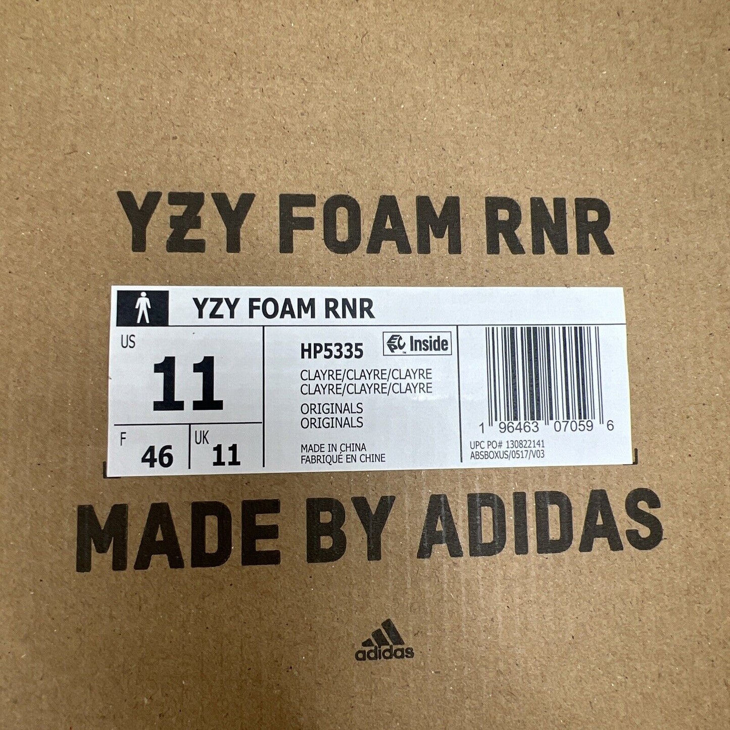 Size 11 - Adidas Yeezy Foam Runner 'Red Clay' - (HP5335)